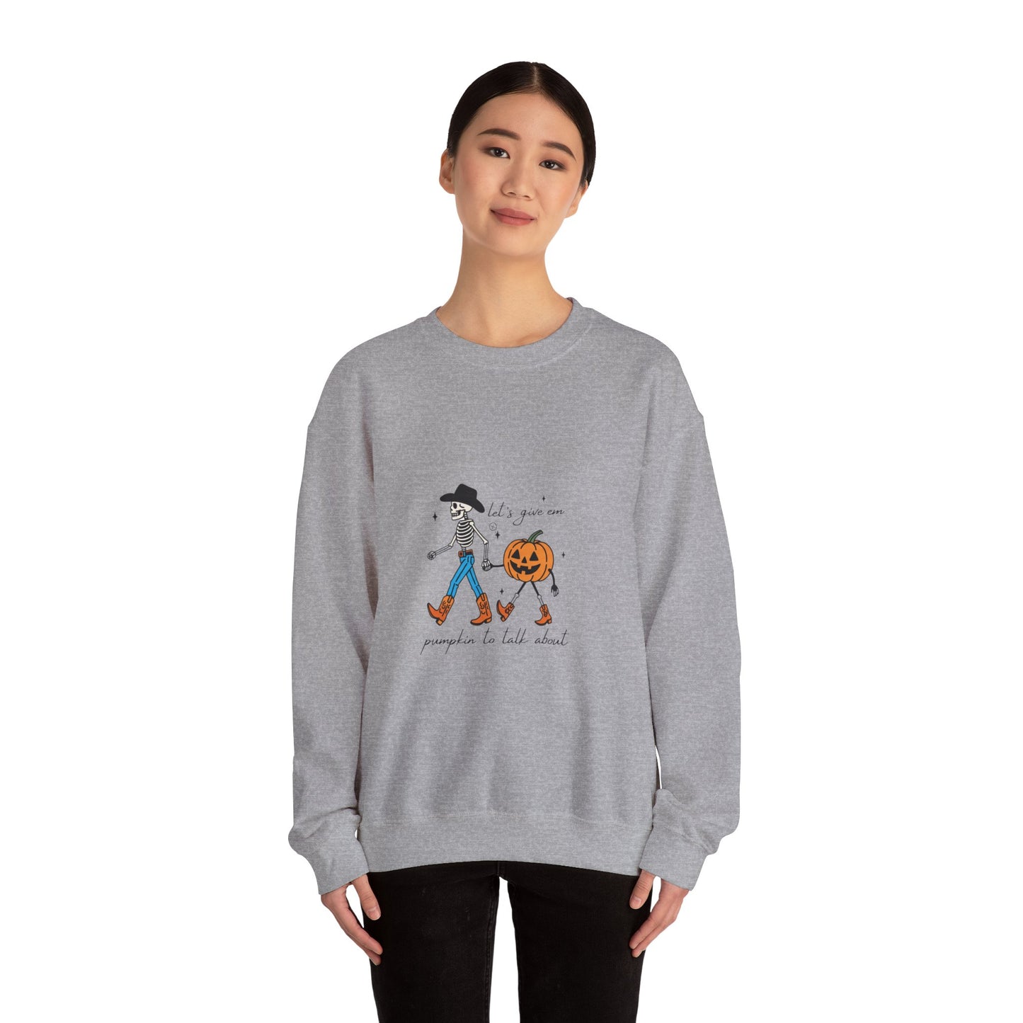 Harvest Halloween Unisex Crewneck Sweatshirt, Fall Fashion, Pumpkin Apparel, Cozy Autumn Wear, Holiday Gifts, Seasonal Style - Resilient Mind Media