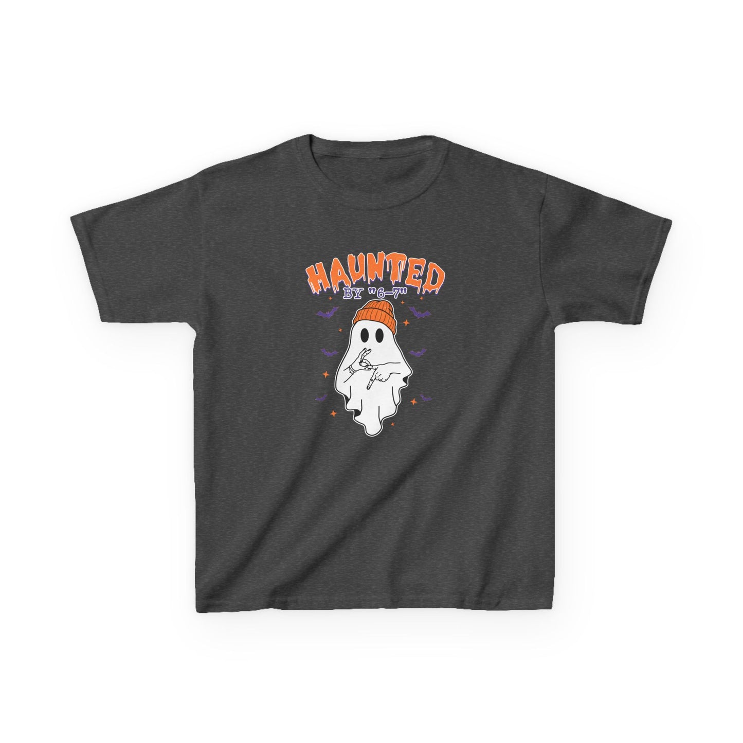 Haunted Kids Tee, Spooky Kids Shirt, Halloween Costume Tee, Trick - or - Treat Top, Ghost Graphic Tee, Fun Gift for Children - Resilient Mind Media