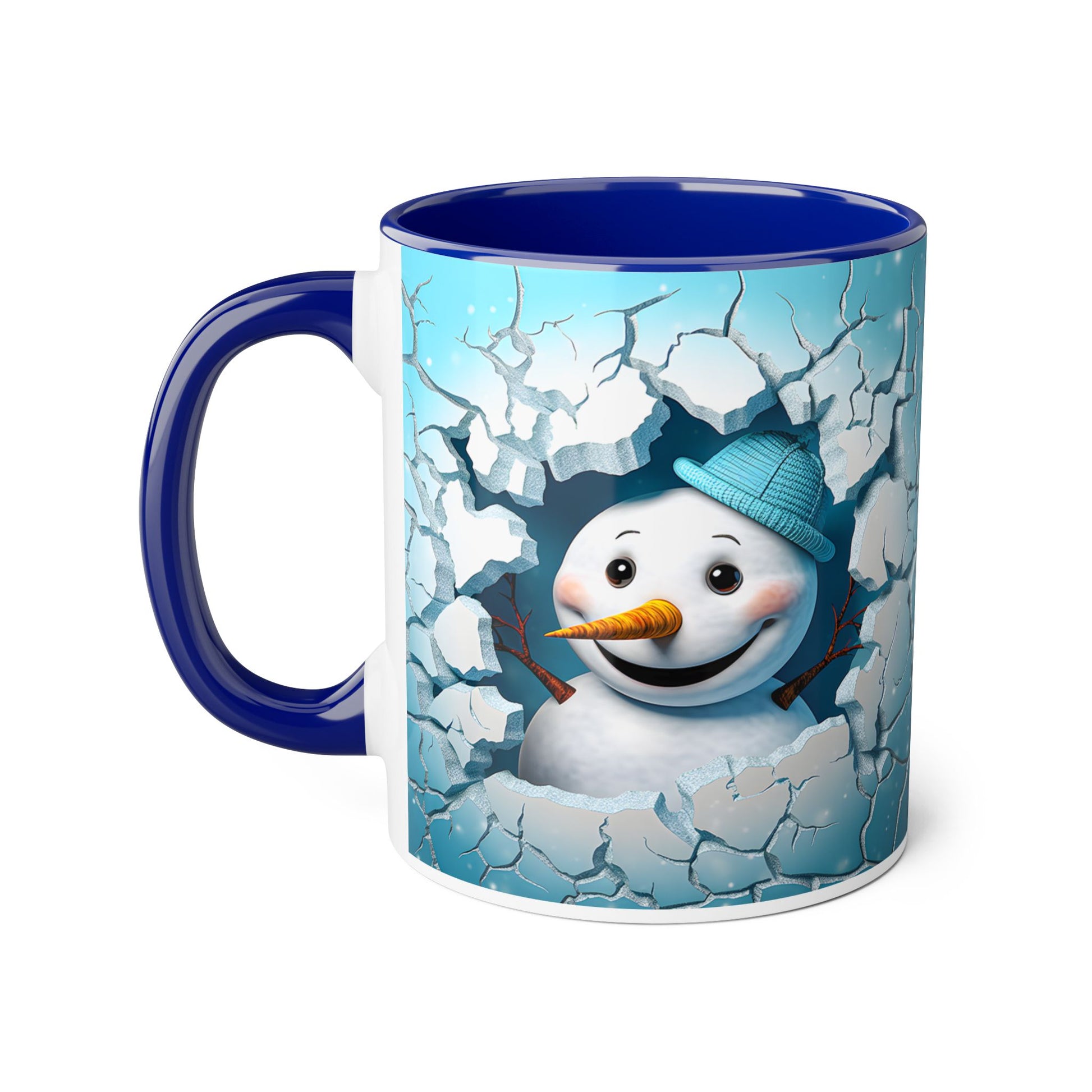 Winter Wonderland Snowman Accent Mug, 11oz - Resilient Mind Media