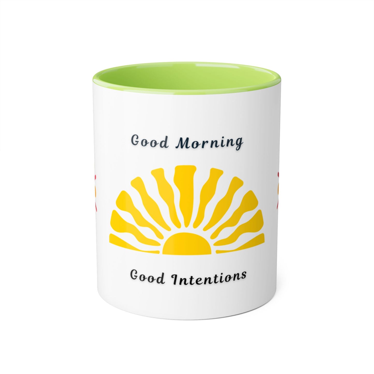 Sunrise Intentions Mug | Good Morning Coffee Cup | Positive Vibes | Gift for Her | Inspirational Kitchen Decor | Morning Routine - Resilient Mind Media