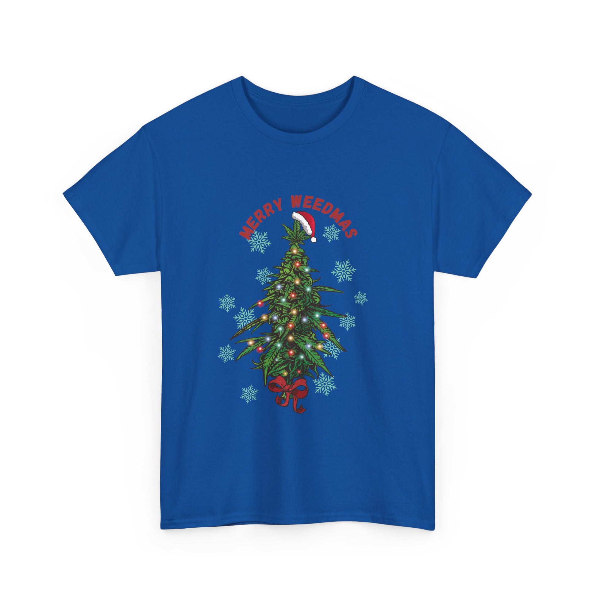 Merry Weedmas Unisex Heavy Cotton Tee - Resilient Mind Media