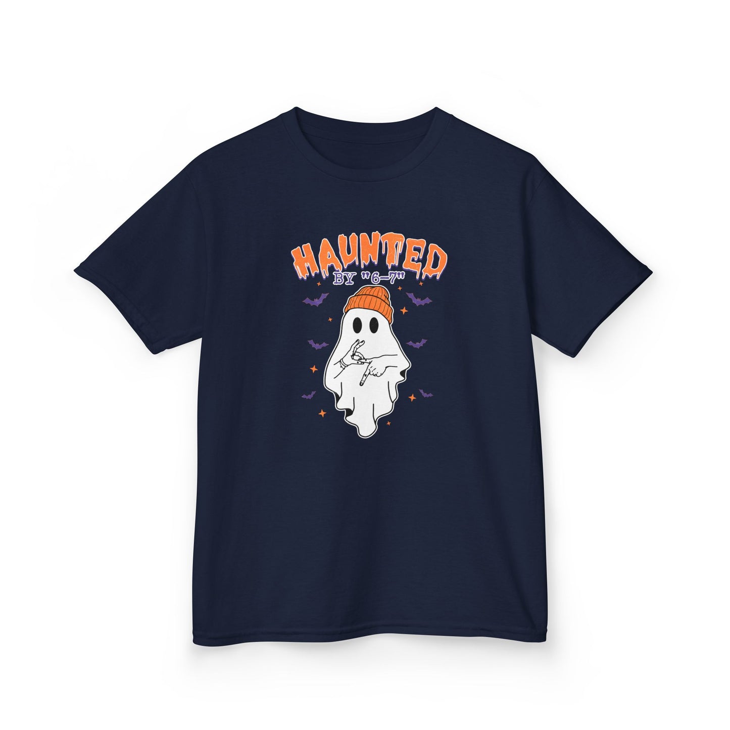 Haunted Kids Tee, Spooky Kids Shirt, Halloween Costume Tee, Trick - or - Treat Top, Ghost Graphic Tee, Fun Gift for Children - Resilient Mind Media