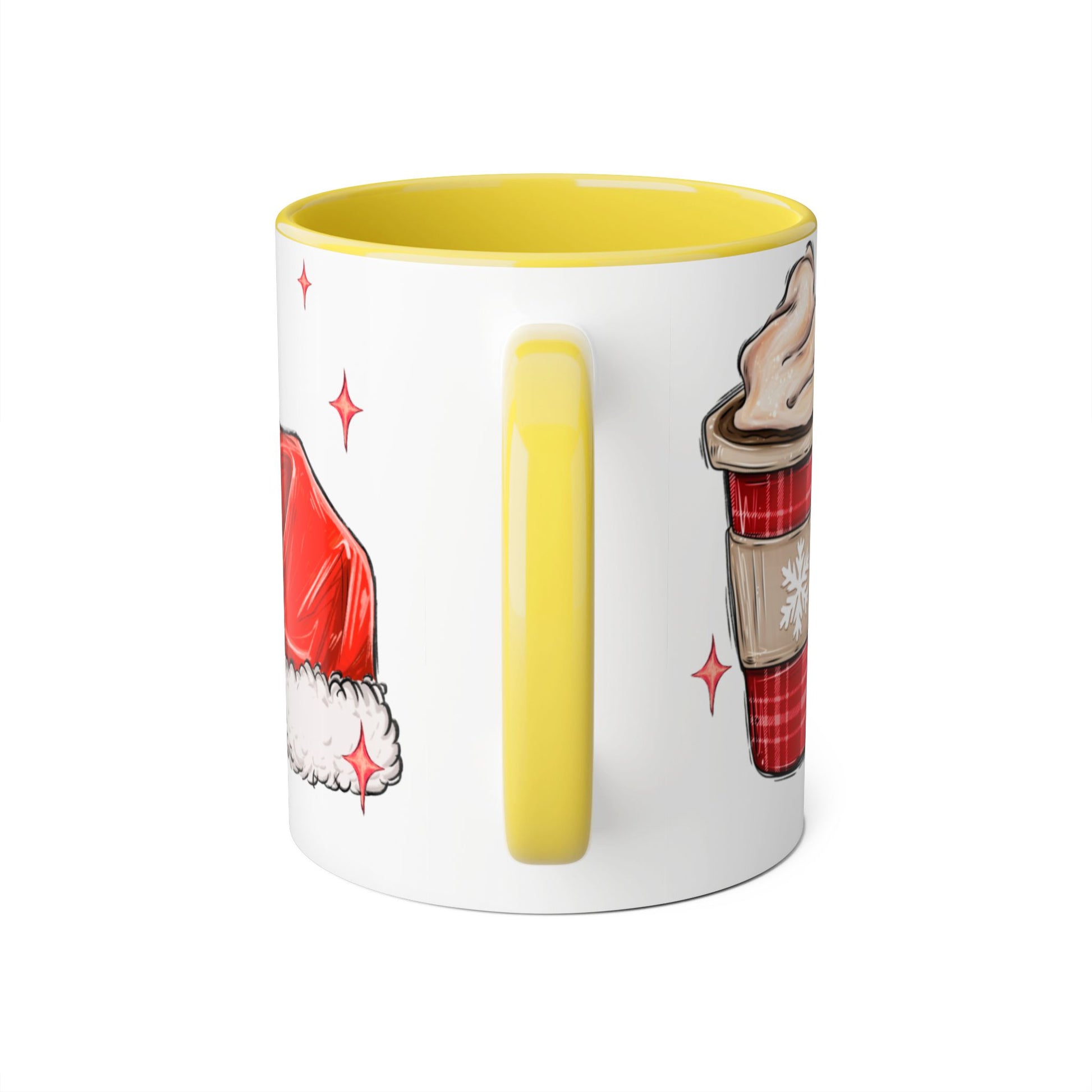 TIS THE SEASON CHRISTMAS HOCKEY Festive Hockey Accent Mug - 11oz Christmas Design - Resilient Mind Media