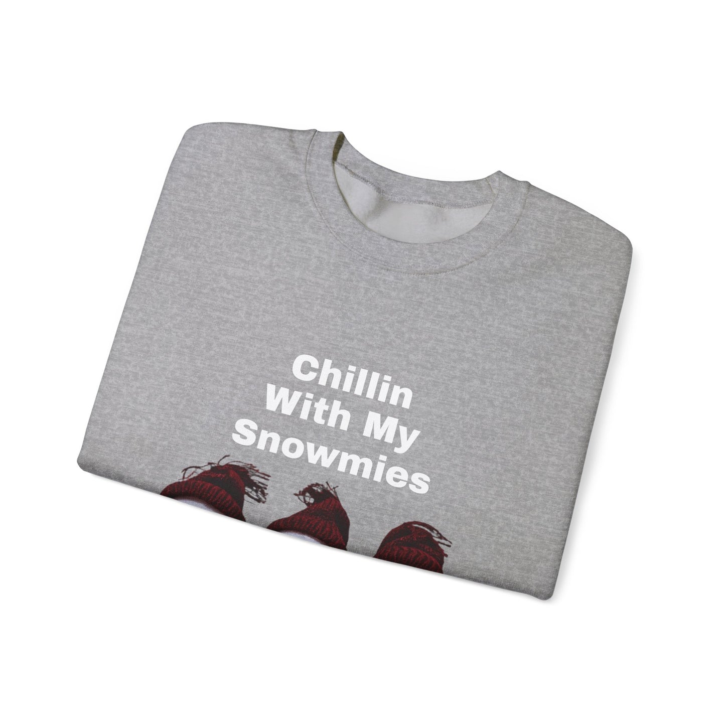 Cozy Holiday Sweatshirt with Snowman Design, Cute Winter Apparel, Christmas Gift, Unisex Crewneck, Perfect for Cold Days, Fun Holiday Outfit - Resilient Mind Media