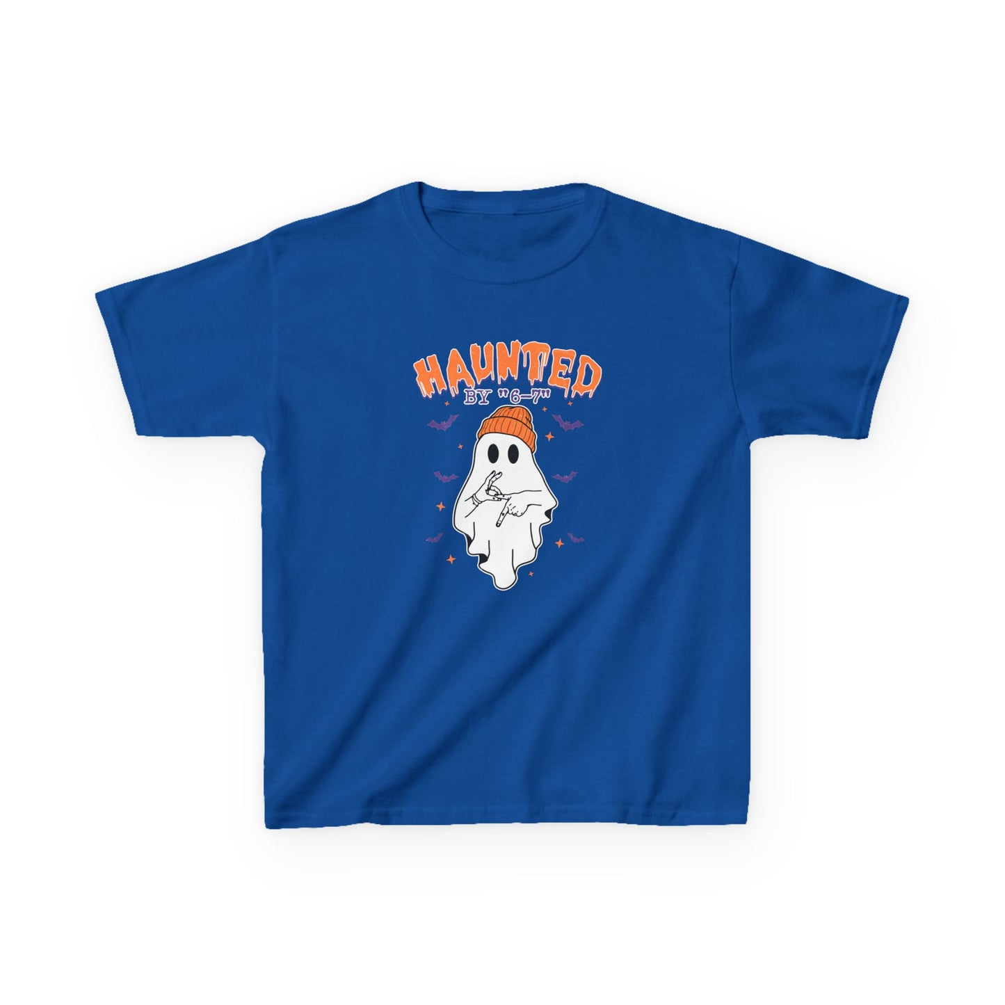 Haunted Kids Tee, Spooky Kids Shirt, Halloween Costume Tee, Trick - or - Treat Top, Ghost Graphic Tee, Fun Gift for Children - Resilient Mind Media