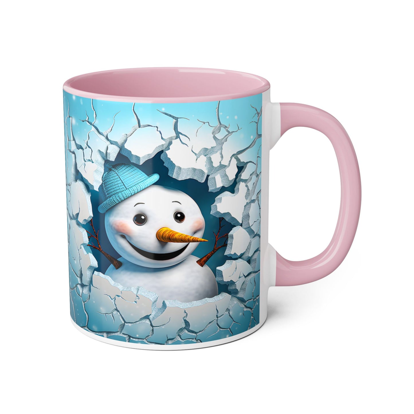 Winter Wonderland Snowman Accent Mug, 11oz - Resilient Mind Media