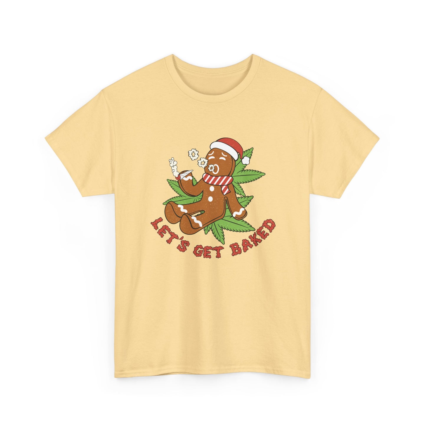 Let's Get Baked Gingerbread Unisex Heavy Cotton Tee - Resilient Mind Media