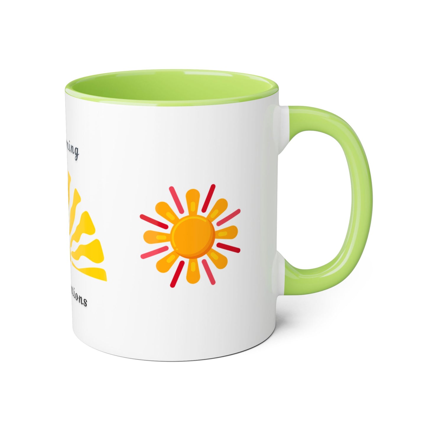 Sunrise Intentions Mug | Good Morning Coffee Cup | Positive Vibes | Gift for Her | Inspirational Kitchen Decor | Morning Routine - Resilient Mind Media