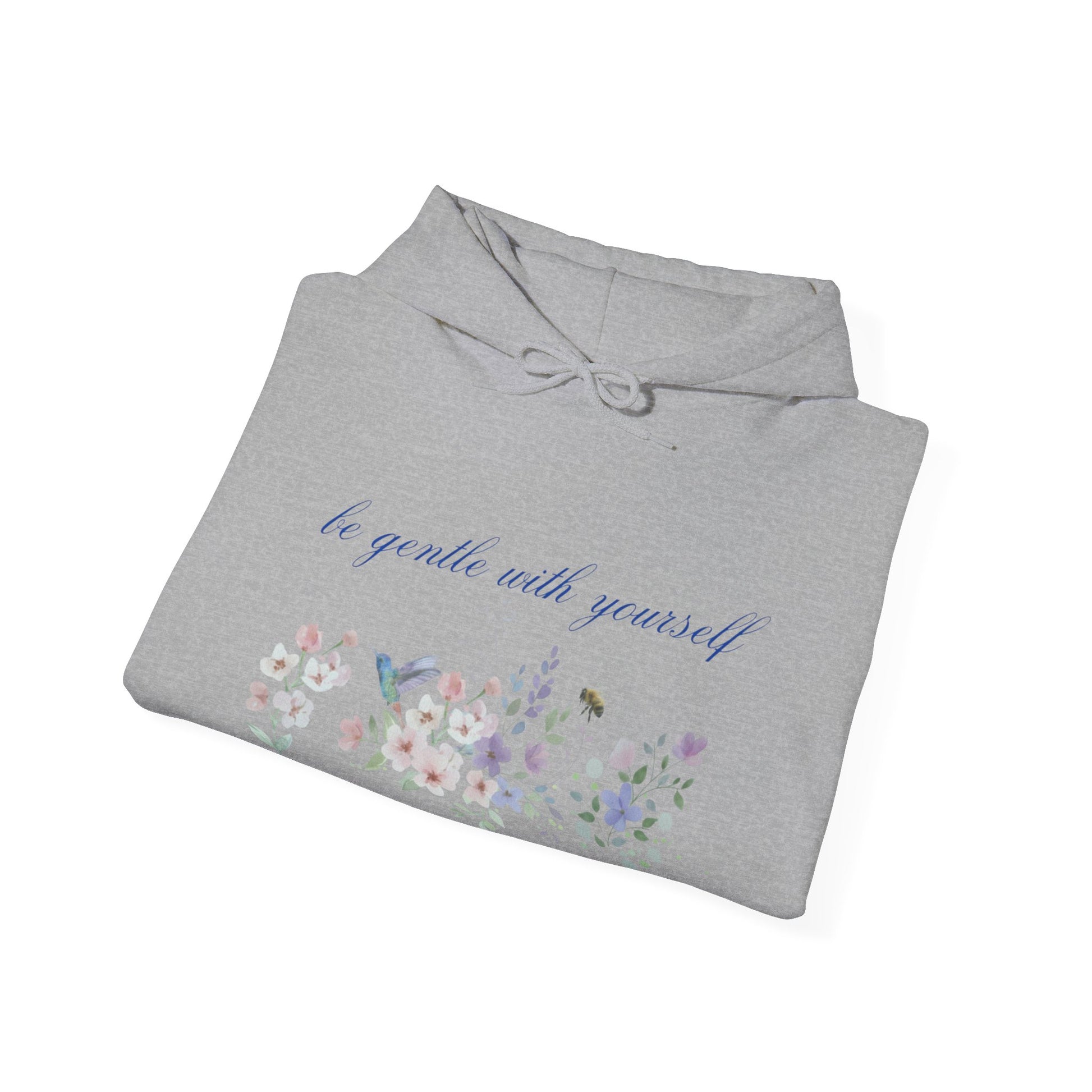 Hooded Sweatshirt - BE GENTLE WITH YOURSELF - Resilient Mind Media