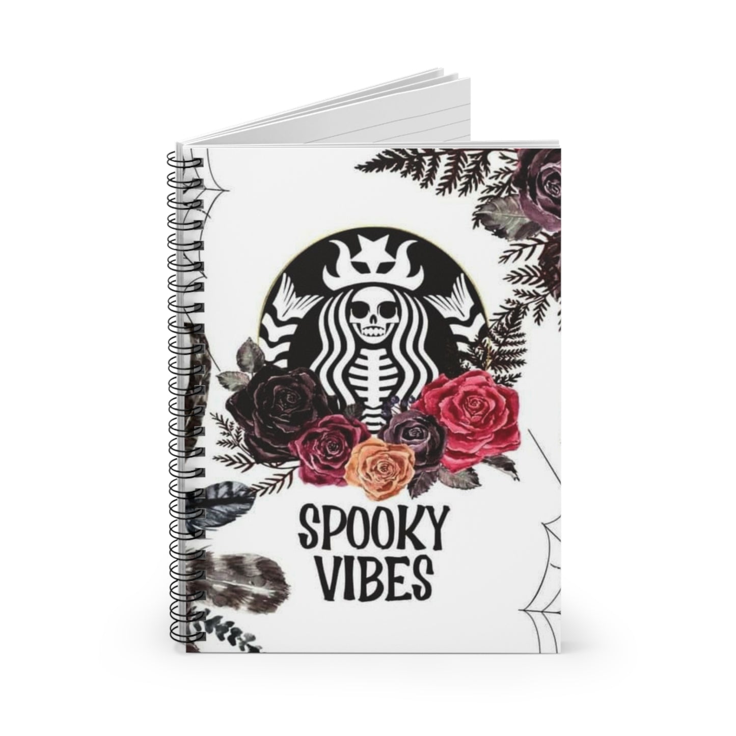Spooky Vibes Spiral Notebook - Resilient Mind Media