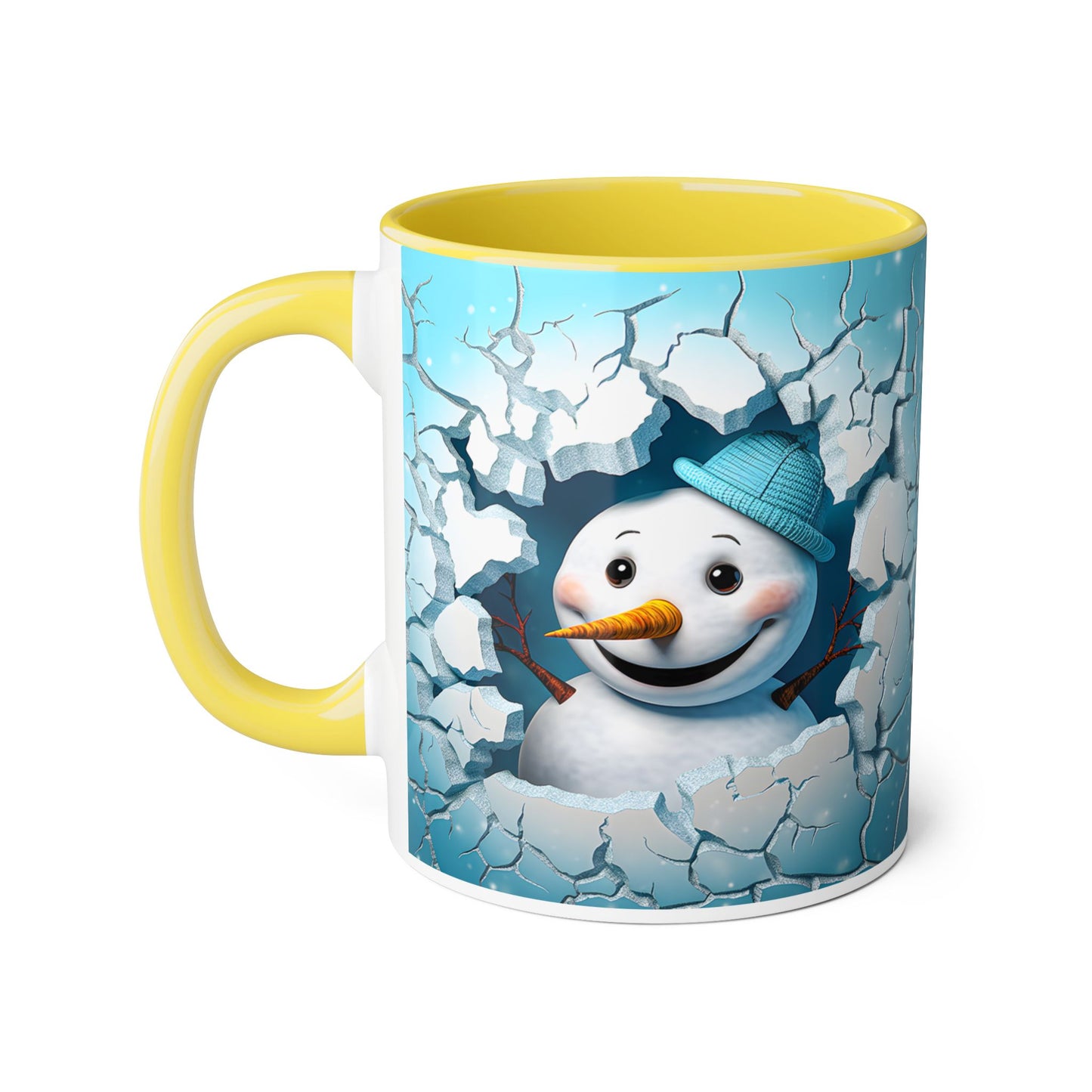 Winter Wonderland Snowman Accent Mug, 11oz - Resilient Mind Media