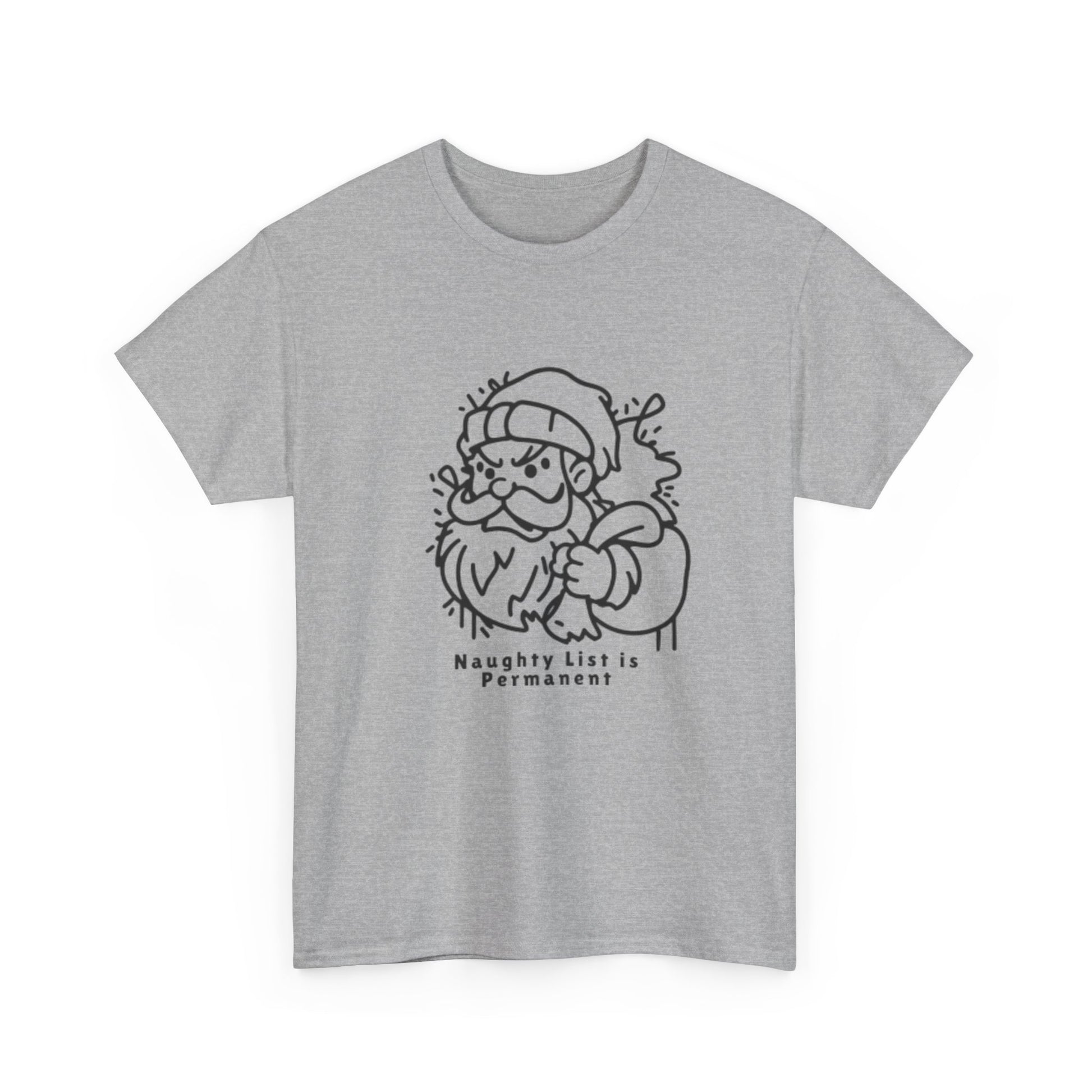 Christmas Angry Santa Unisex Tee - Resilient Mind Media