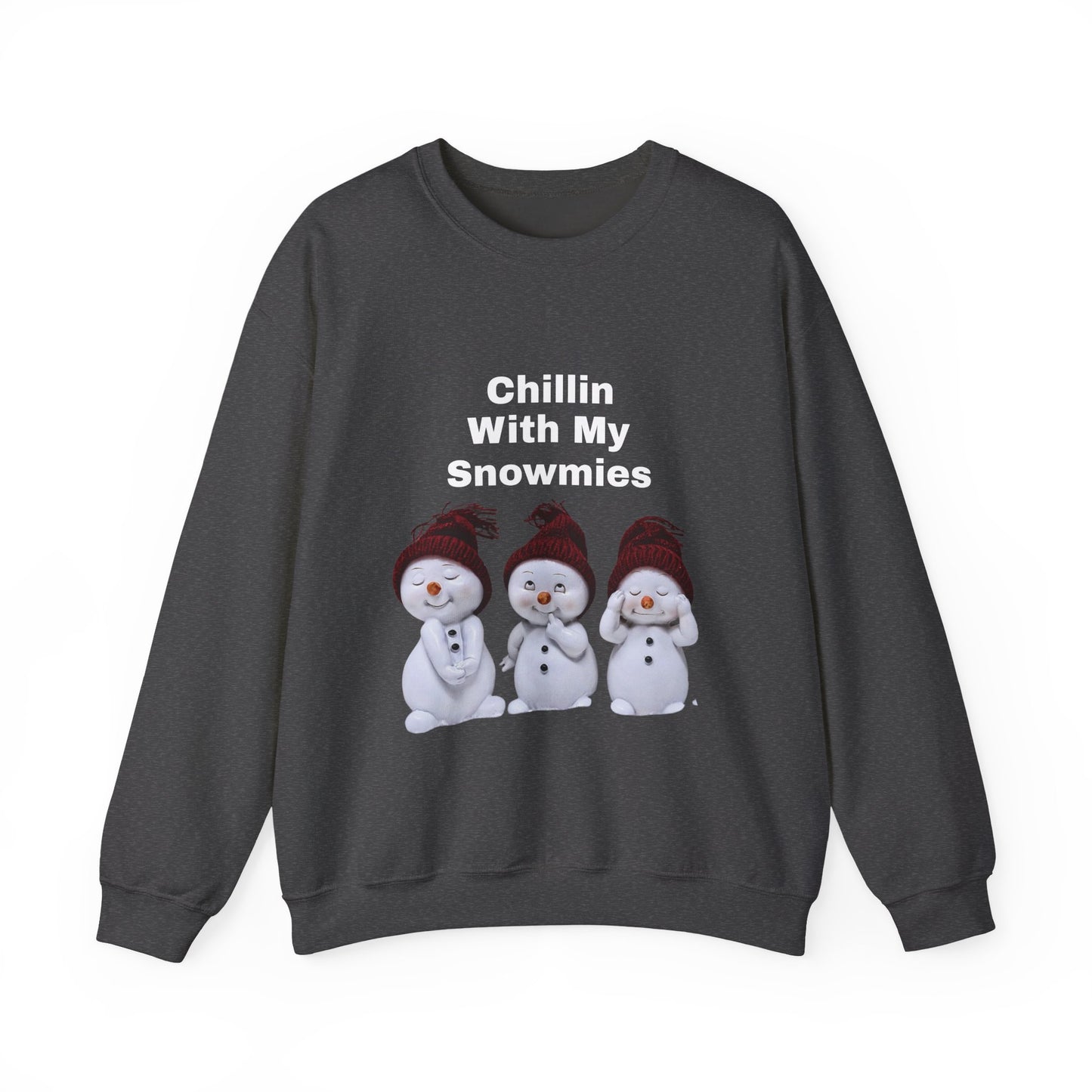 Cozy Holiday Sweatshirt with Snowman Design, Cute Winter Apparel, Christmas Gift, Unisex Crewneck, Perfect for Cold Days, Fun Holiday Outfit - Resilient Mind Media