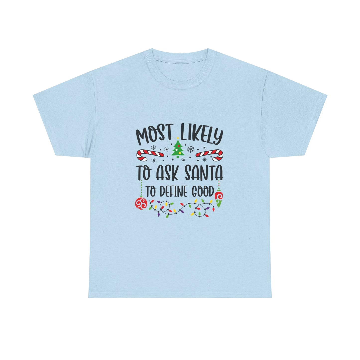 Funny Christmas Tee, Holiday Gift, Santa Humor Shirt for Adults, Unisex Cotton T-Shirt, Xmas Party Top, Holiday Laughter Apparel - Resilient Mind Media