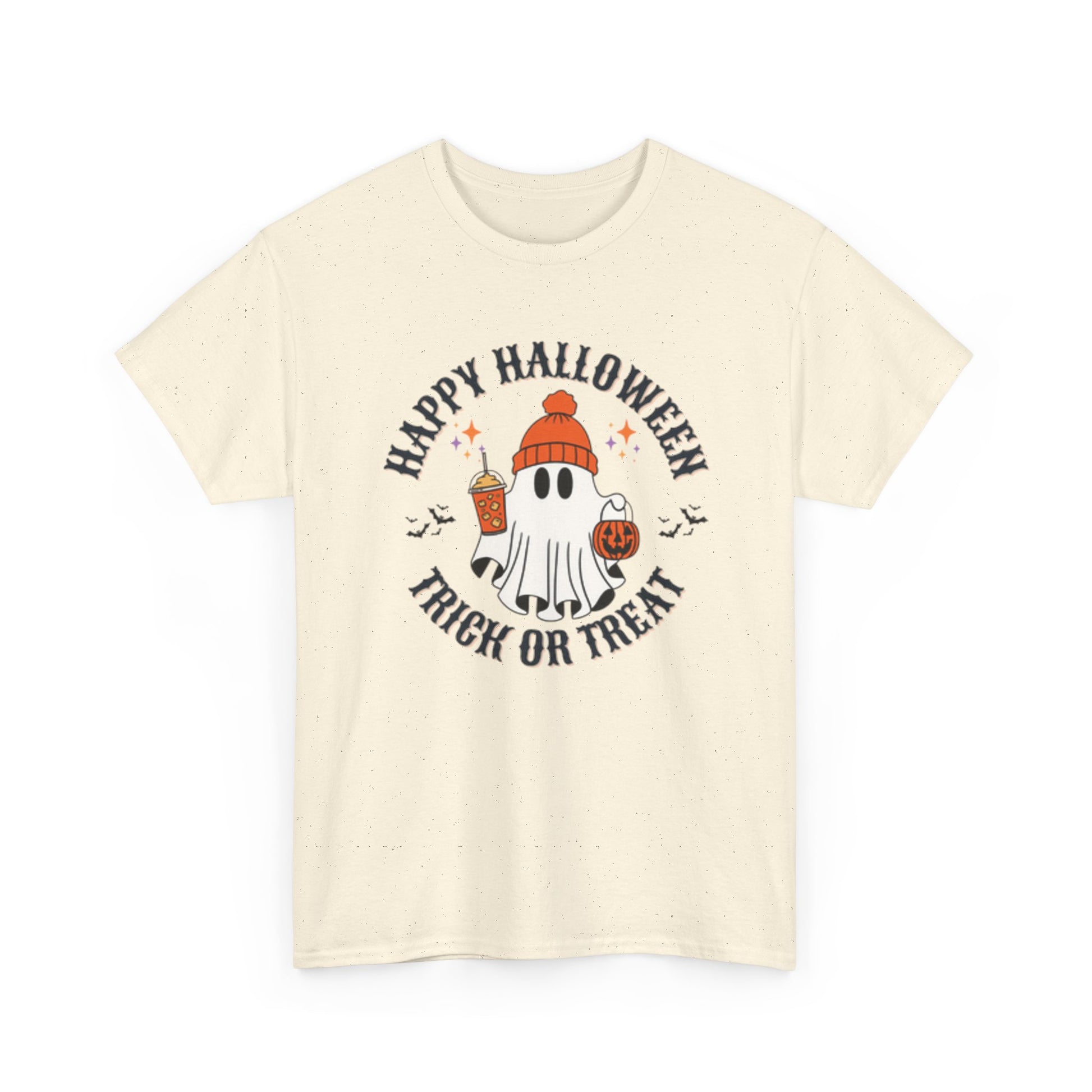Halloween Ghost T-Shirt | Happy Halloween Trick or Treat Tee | Unisex Cotton Shirt | Spooky Season Apparel | Gifts for Halloween [...] - Resilient Mind Media