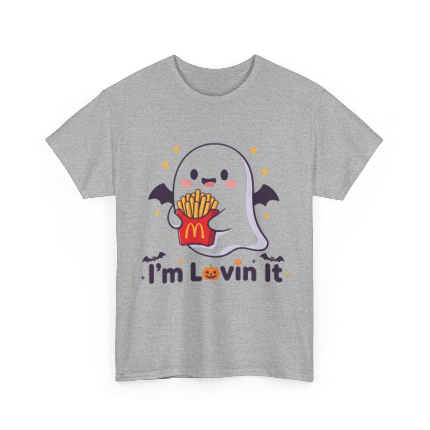 Cute Ghost Halloween Tee - Unisex Heavy Cotton Shirt, Spooky T-Shirt, Halloween Costume, Fall Apparel, Ghost Lovers Gift - Resilient Mind Media
