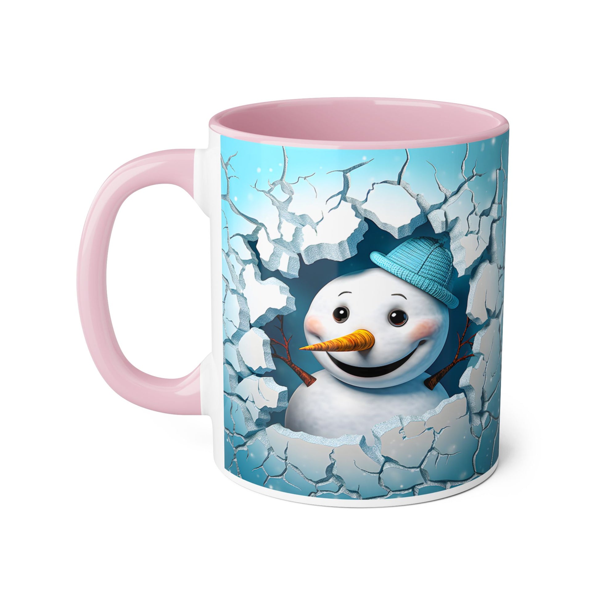 Winter Wonderland Snowman Accent Mug, 11oz - Resilient Mind Media