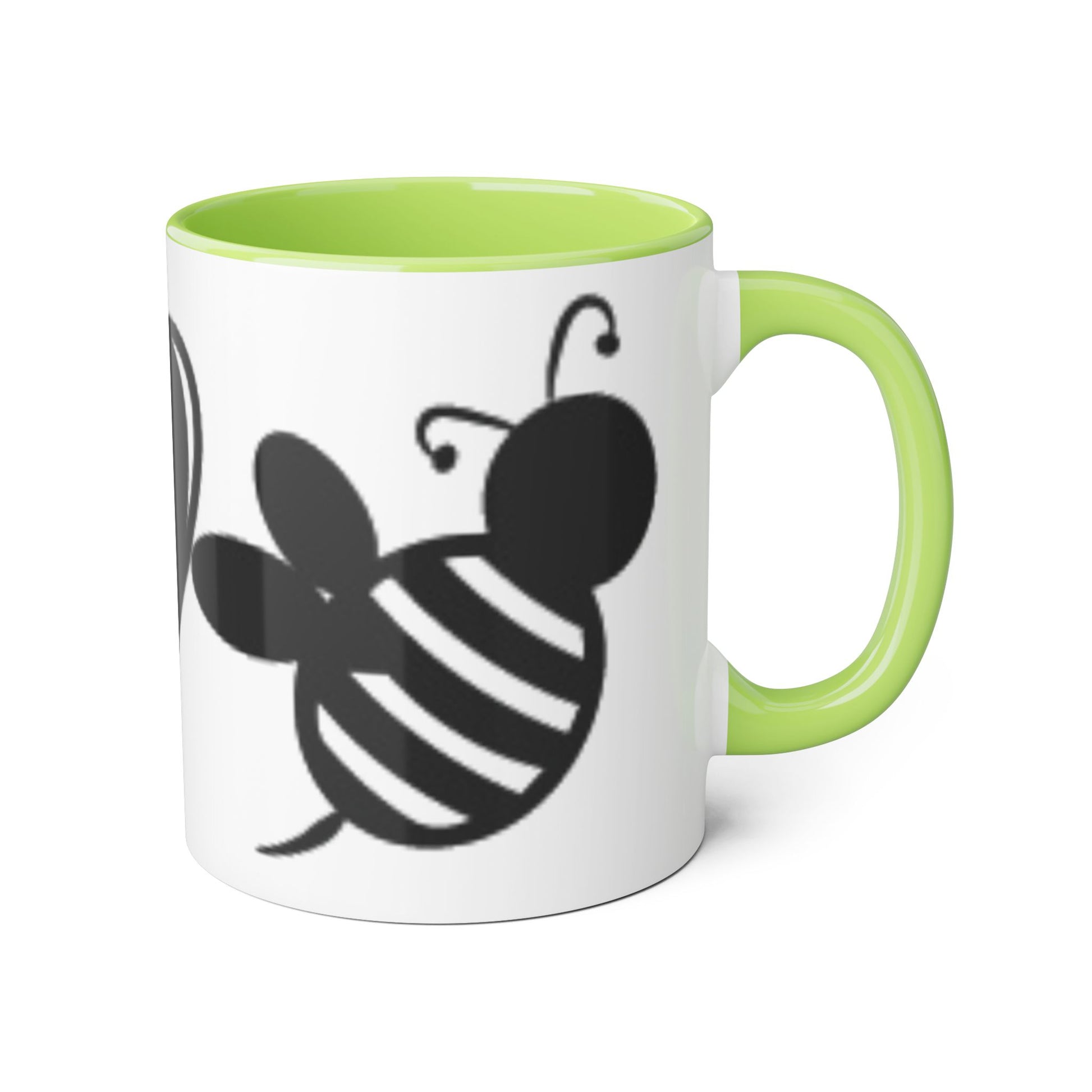 Chic Love Accent Mug - 11oz Black & White Design - Resilient Mind Media