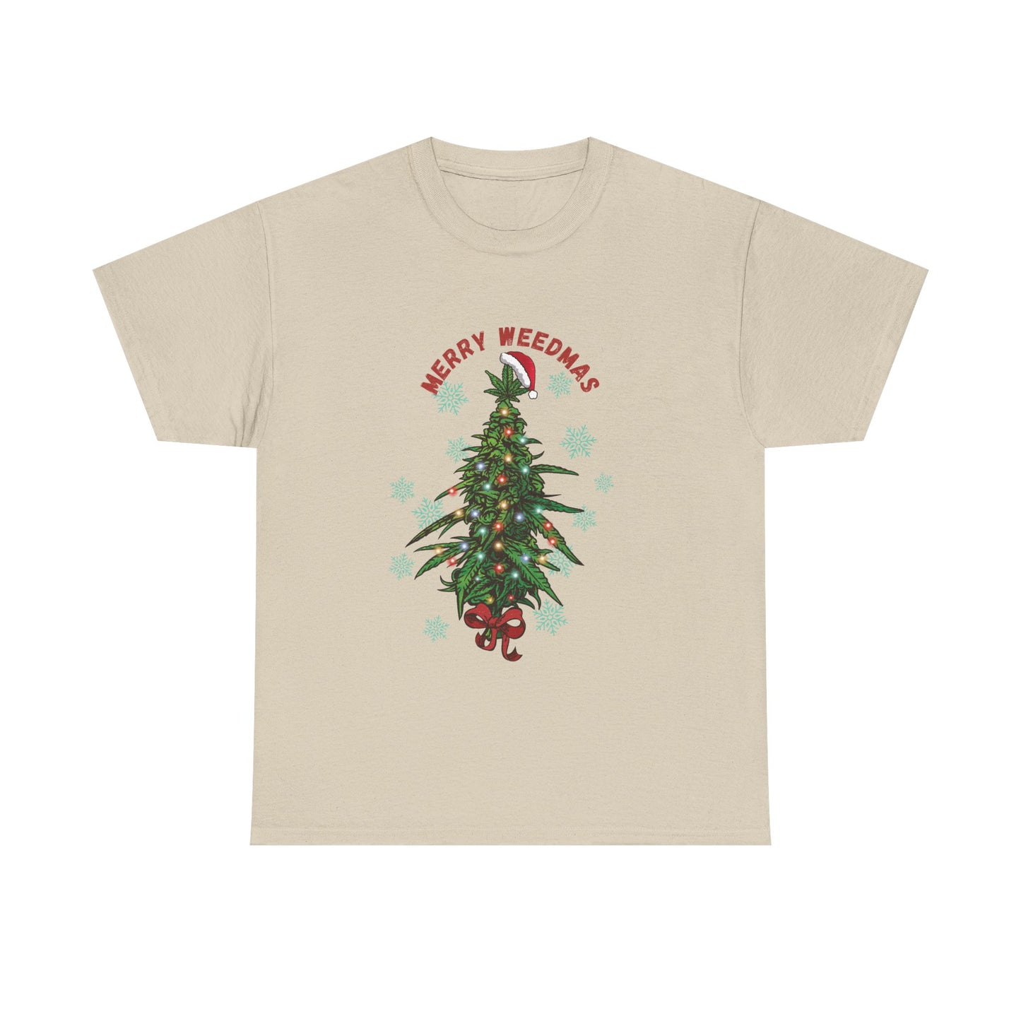 Merry Weedmas Unisex Heavy Cotton Tee - Resilient Mind Media