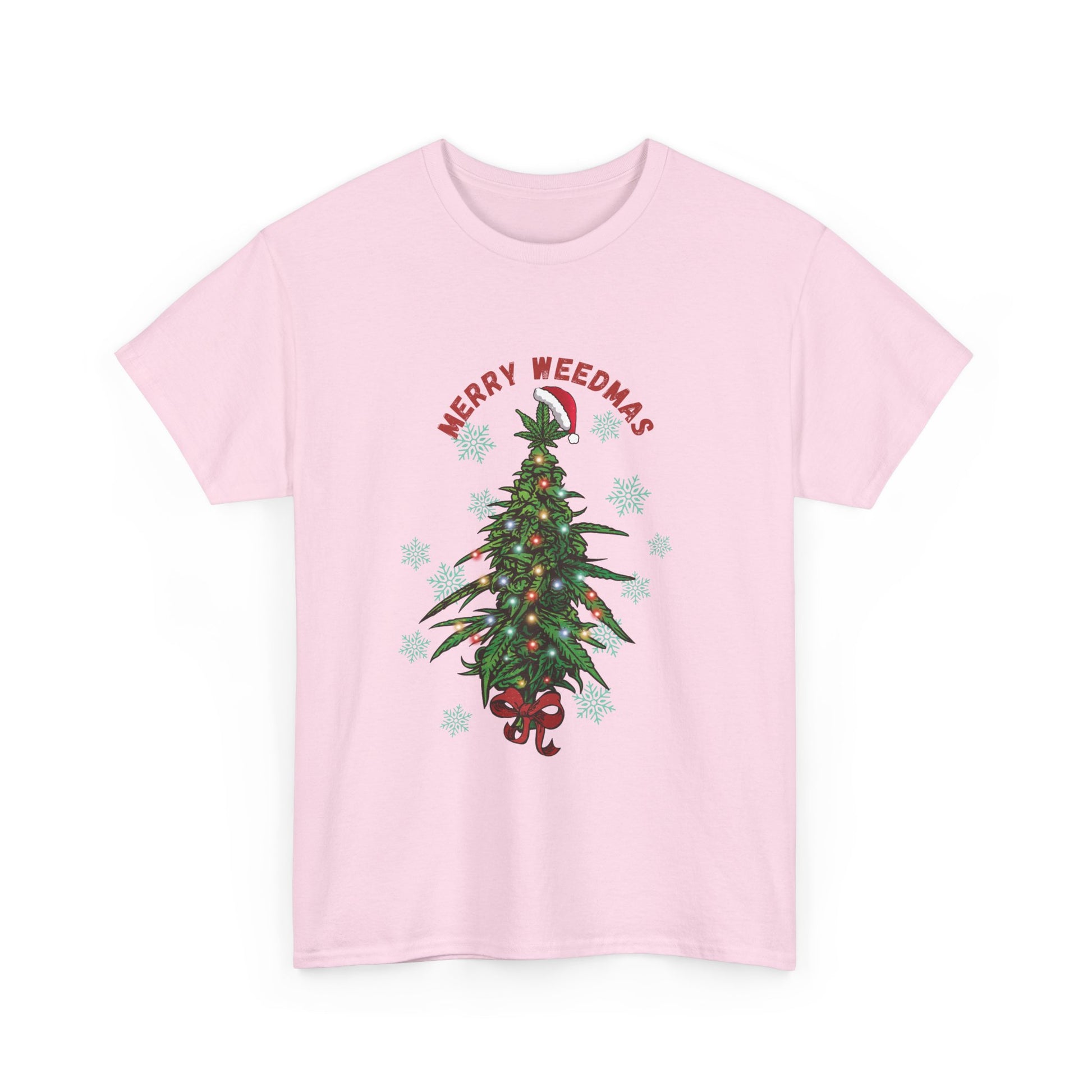 Merry Weedmas Unisex Heavy Cotton Tee - Resilient Mind Media