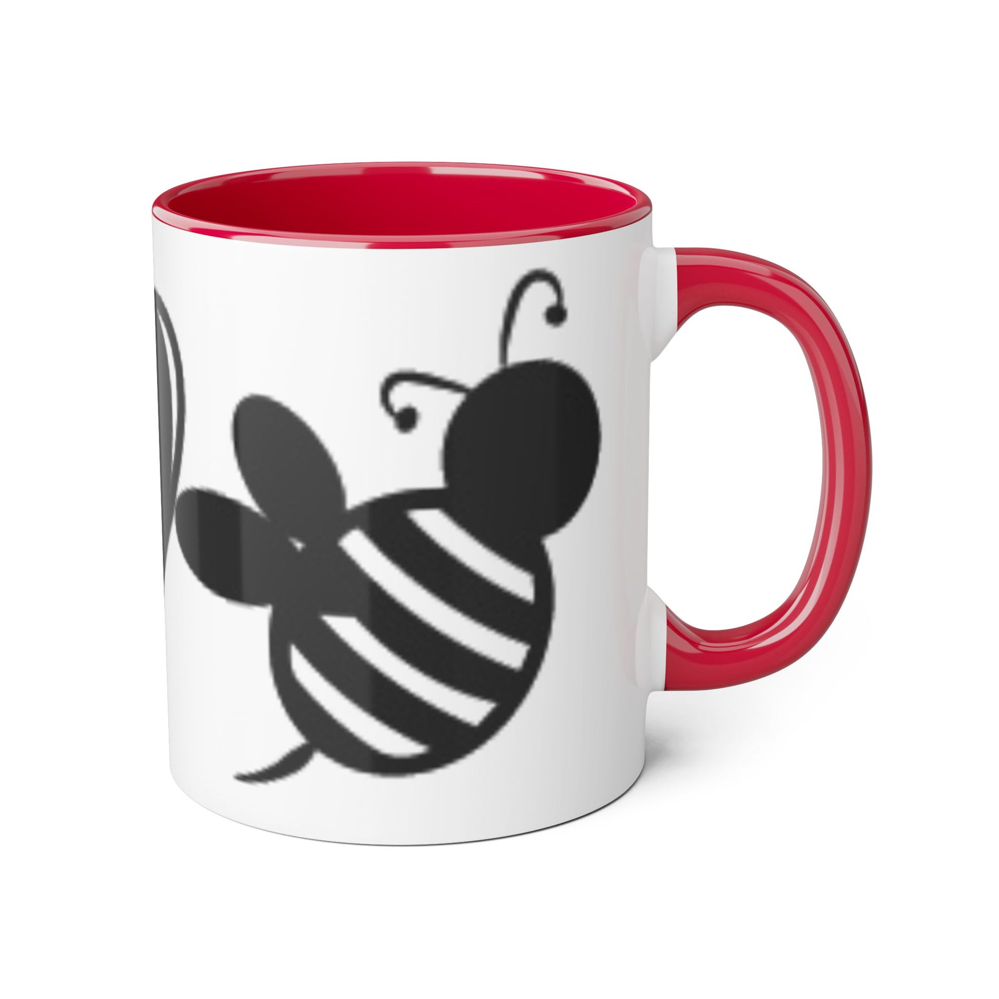 Chic Love Accent Mug - 11oz Black & White Design - Resilient Mind Media