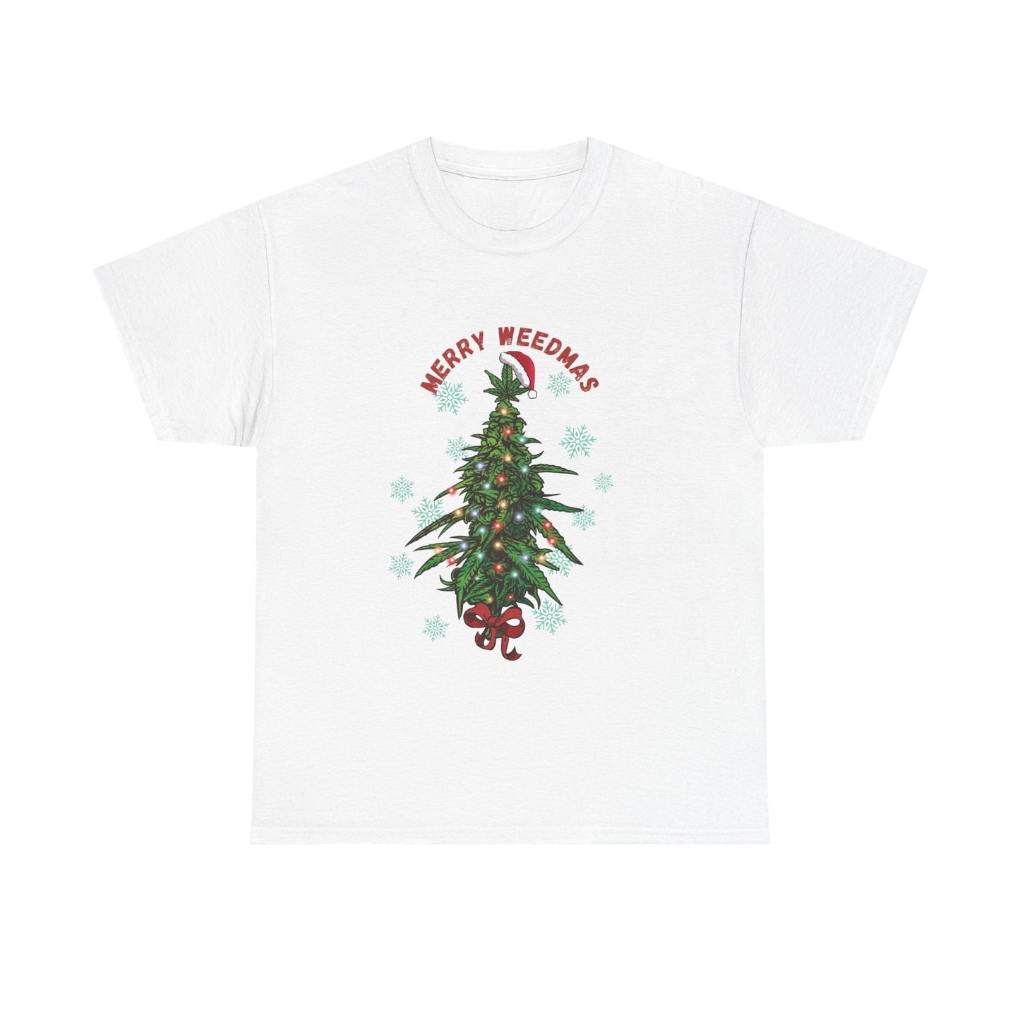 Merry Weedmas Unisex Heavy Cotton Tee - Resilient Mind Media