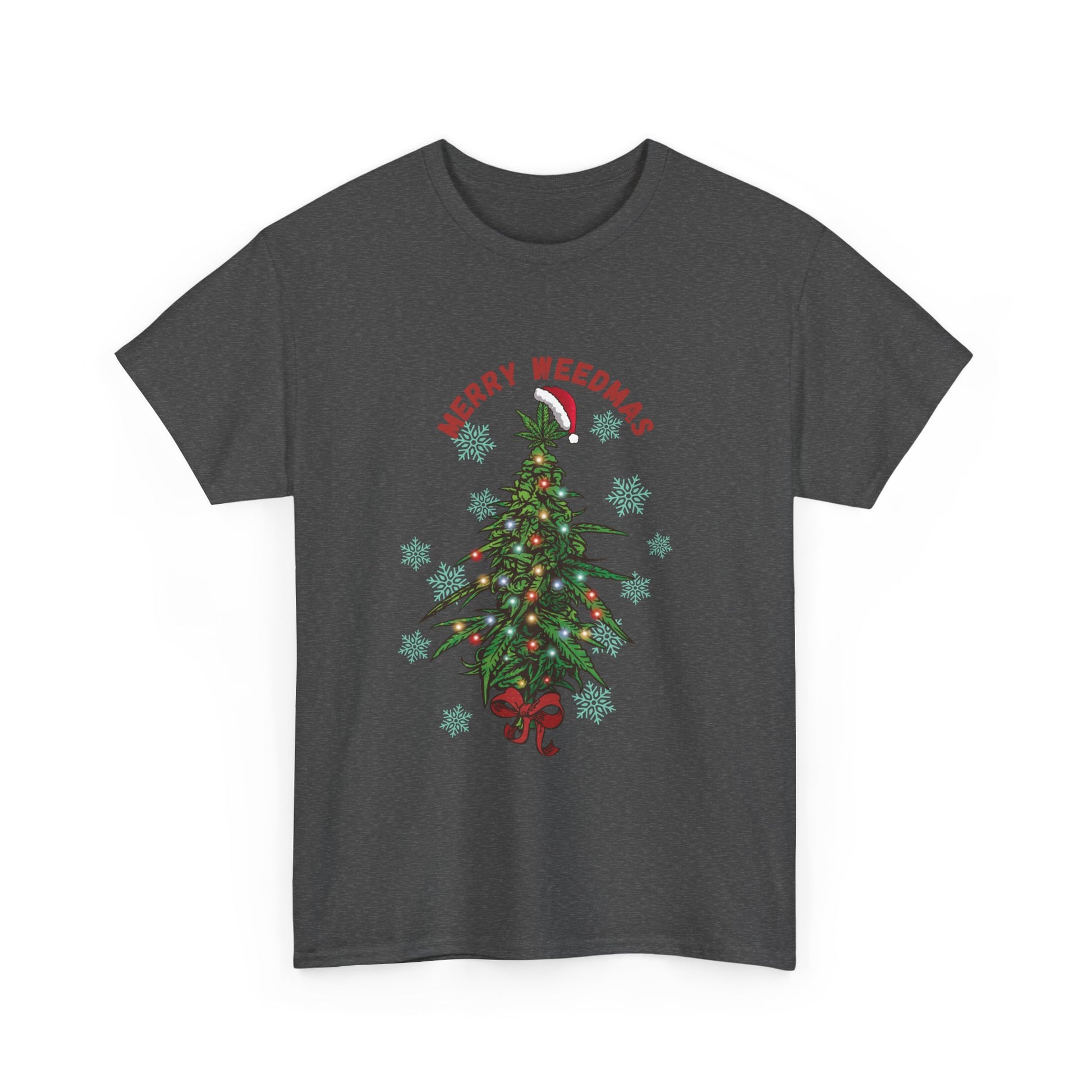 Merry Weedmas Unisex Heavy Cotton Tee - Resilient Mind Media