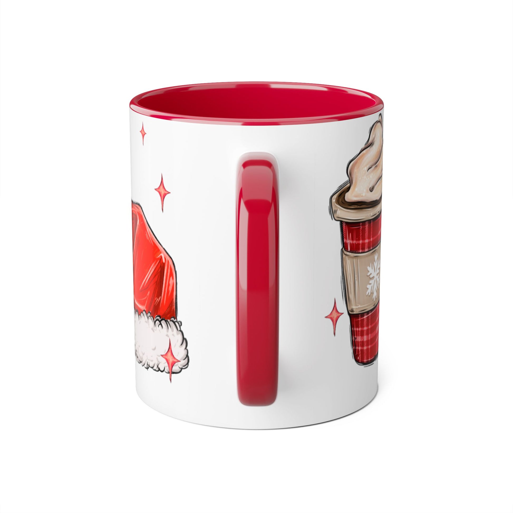 TIS THE SEASON CHRISTMAS HOCKEY Festive Hockey Accent Mug - 11oz Christmas Design - Resilient Mind Media