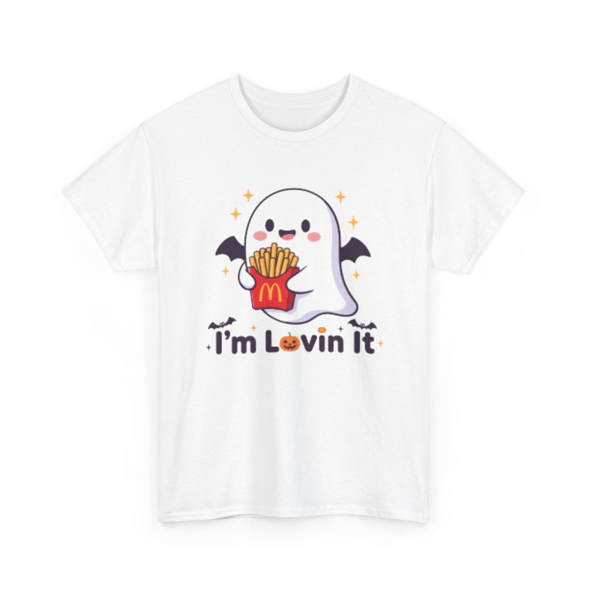 Cute Ghost Halloween Tee, Unisex Heavy Cotton Shirt, Funny Halloween Apparel, Trick or Treat T-Shirt, Spooky Gift for Halloween - Resilient Mind Media
