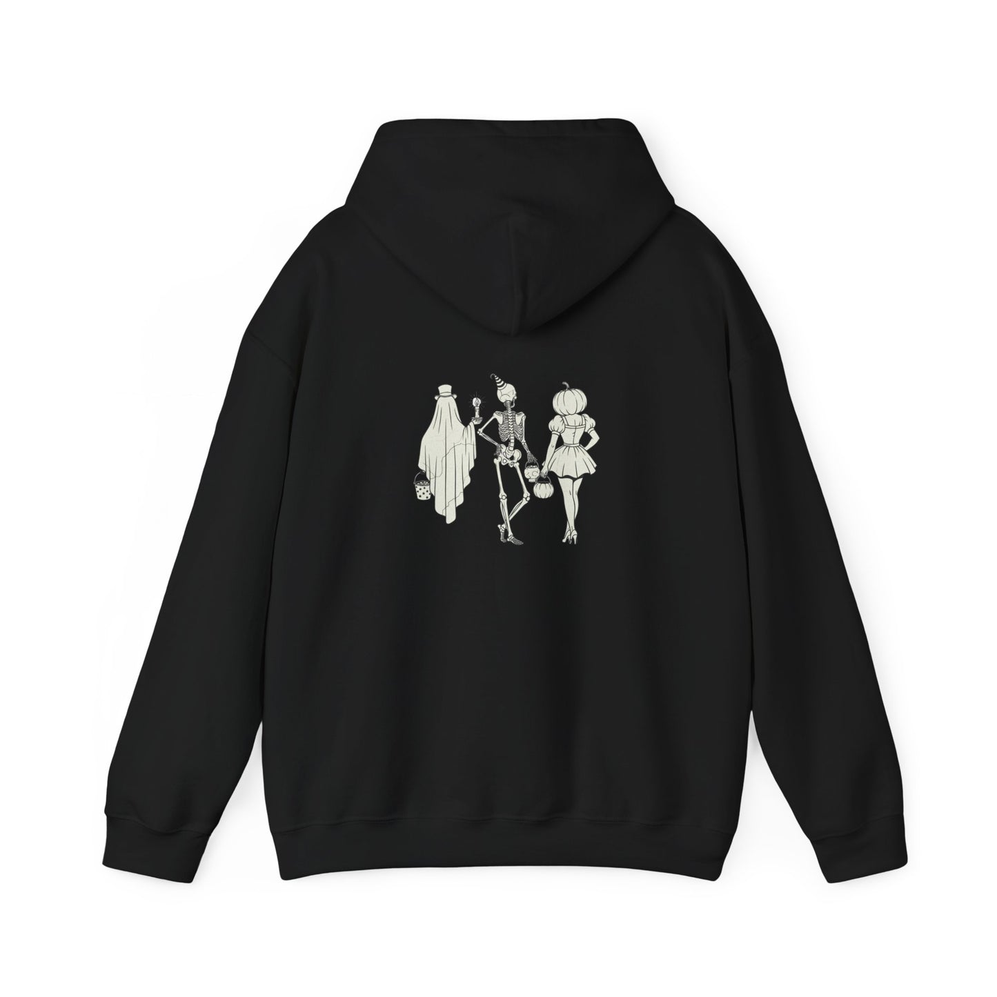 Halloween Characters Hooded Sweatshirt - Unisex Halloween Hoodie, Spooky Season Apparel, Trick or Treat Sweatshirt, Graphic Hoodie, [...]