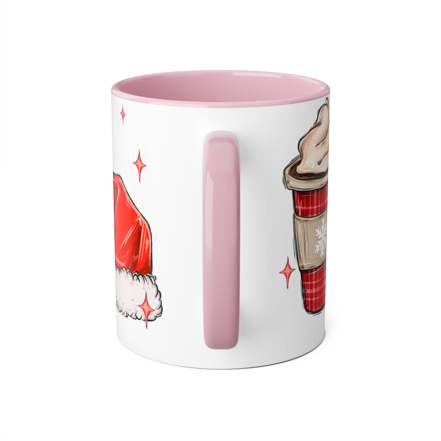 TIS THE SEASON CHRISTMAS HOCKEY Festive Hockey Accent Mug - 11oz Christmas Design - Resilient Mind Media