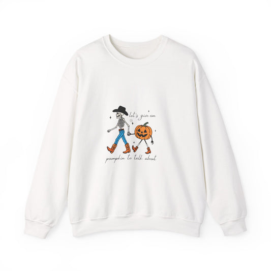 Harvest Halloween Unisex Crewneck Sweatshirt, Fall Fashion, Pumpkin Apparel, Cozy Autumn Wear, Holiday Gifts, Seasonal Style