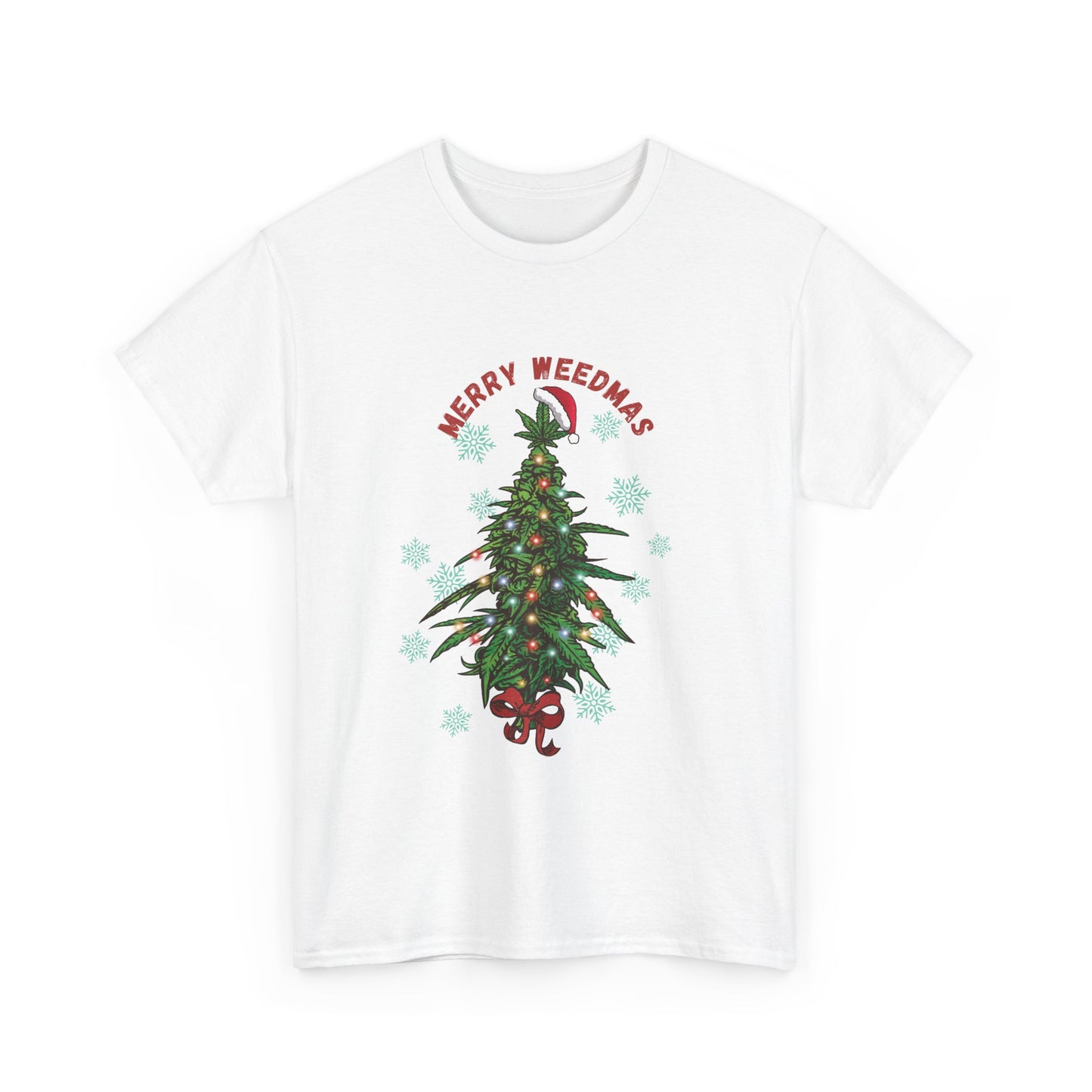 Merry Weedmas Unisex Heavy Cotton Tee - Resilient Mind Media