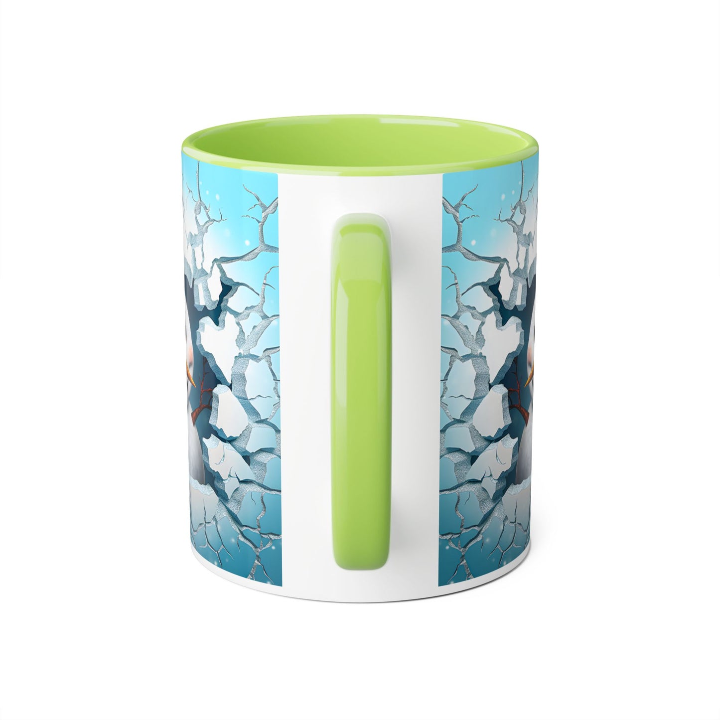 Winter Wonderland Snowman Accent Mug, 11oz - Resilient Mind Media