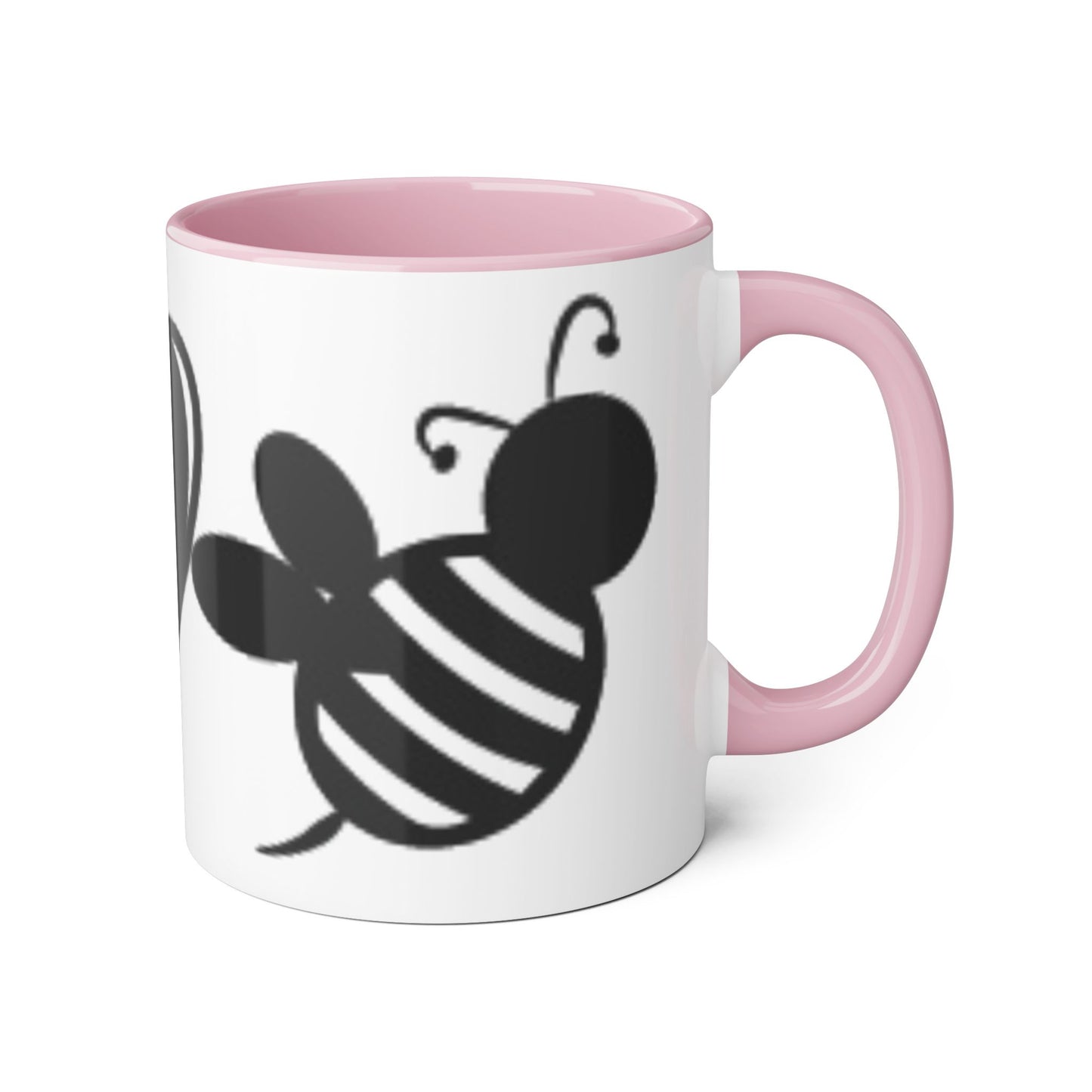 Chic Love Accent Mug - 11oz Black & White Design - Resilient Mind Media