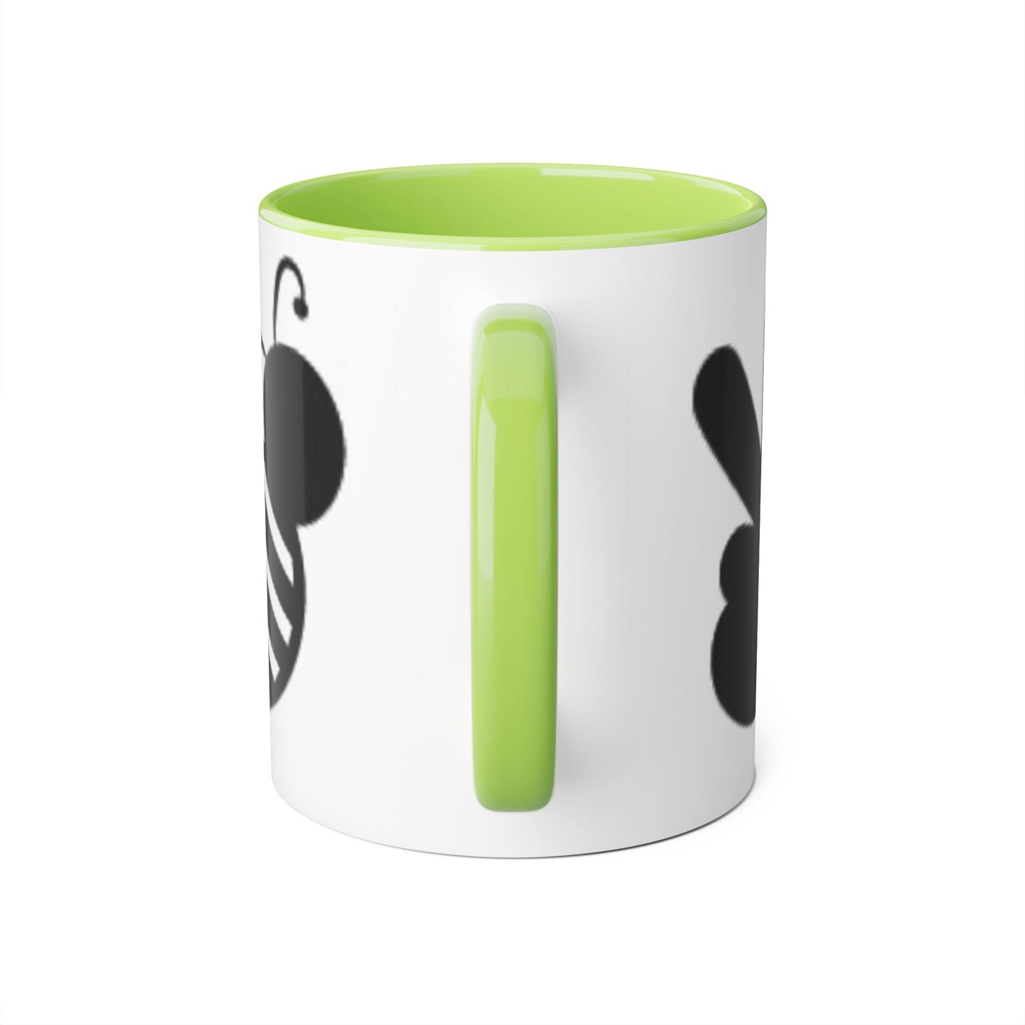 Chic Love Accent Mug - 11oz Black & White Design - Resilient Mind Media