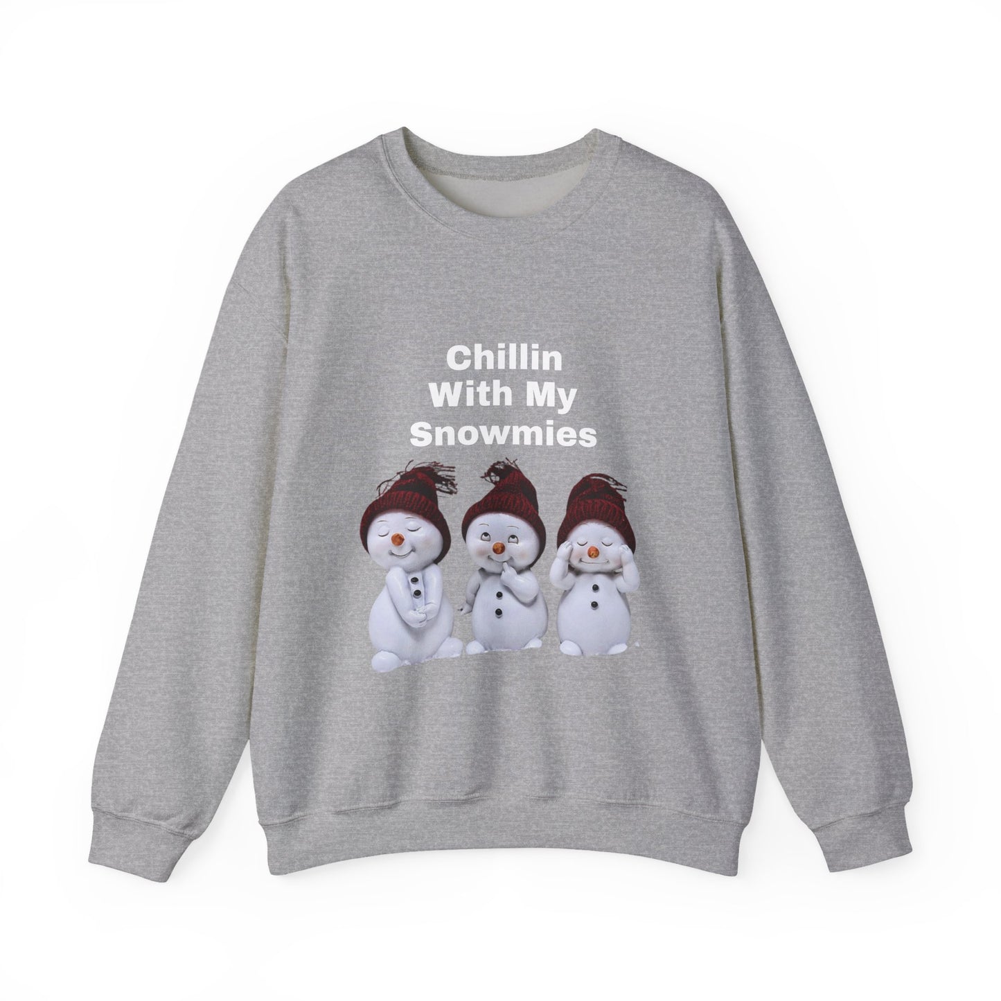 Cozy Holiday Sweatshirt with Snowman Design, Cute Winter Apparel, Christmas Gift, Unisex Crewneck, Perfect for Cold Days, Fun Holiday Outfit - Resilient Mind Media