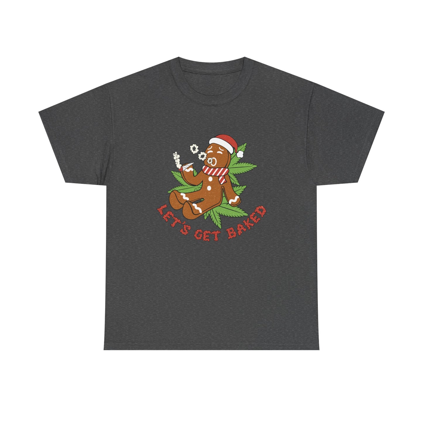 Let's Get Baked Gingerbread Unisex Heavy Cotton Tee - Resilient Mind Media
