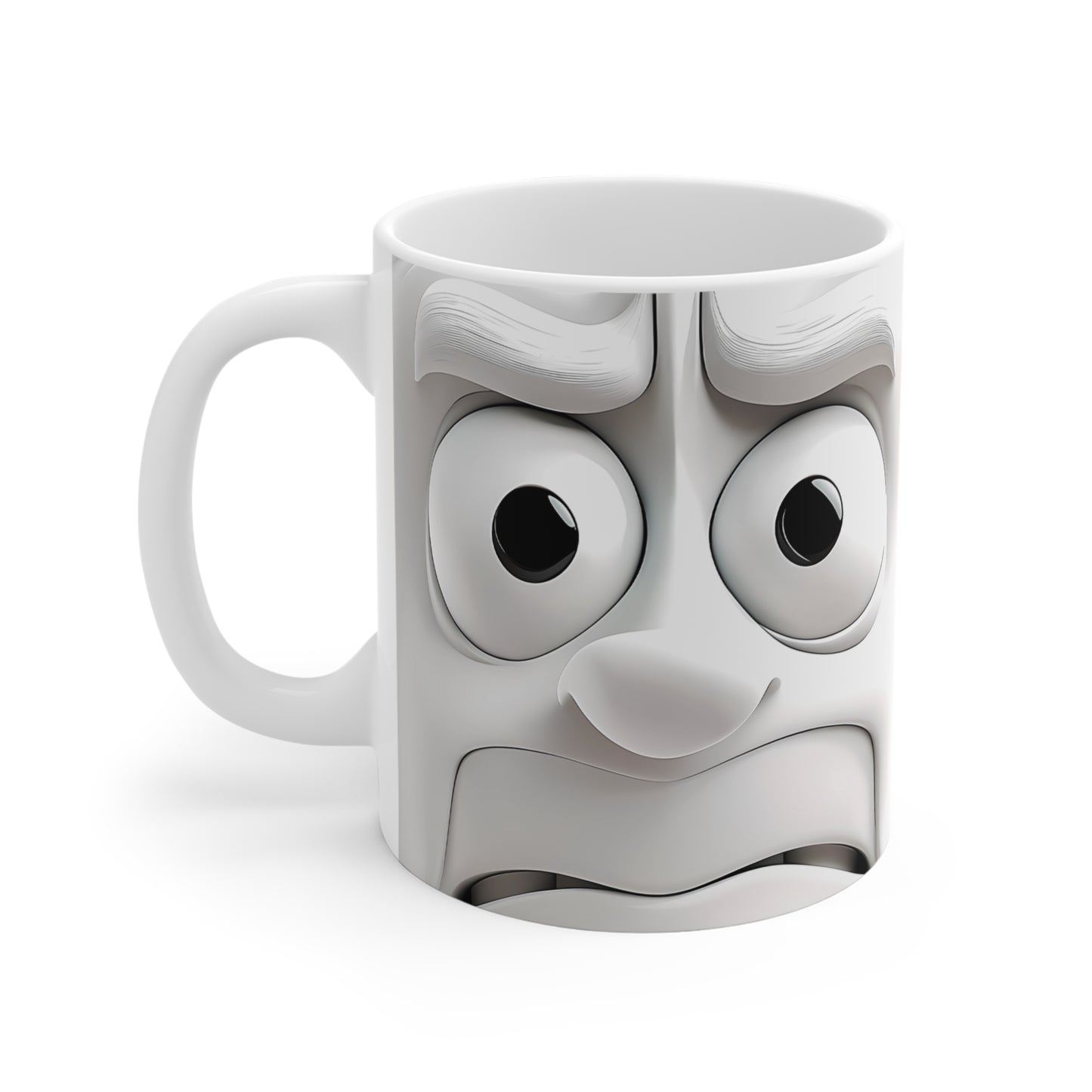 Funny Face Ceramic Mug – Perfect Gift for Coffee Lovers! - Resilient Mind Media
