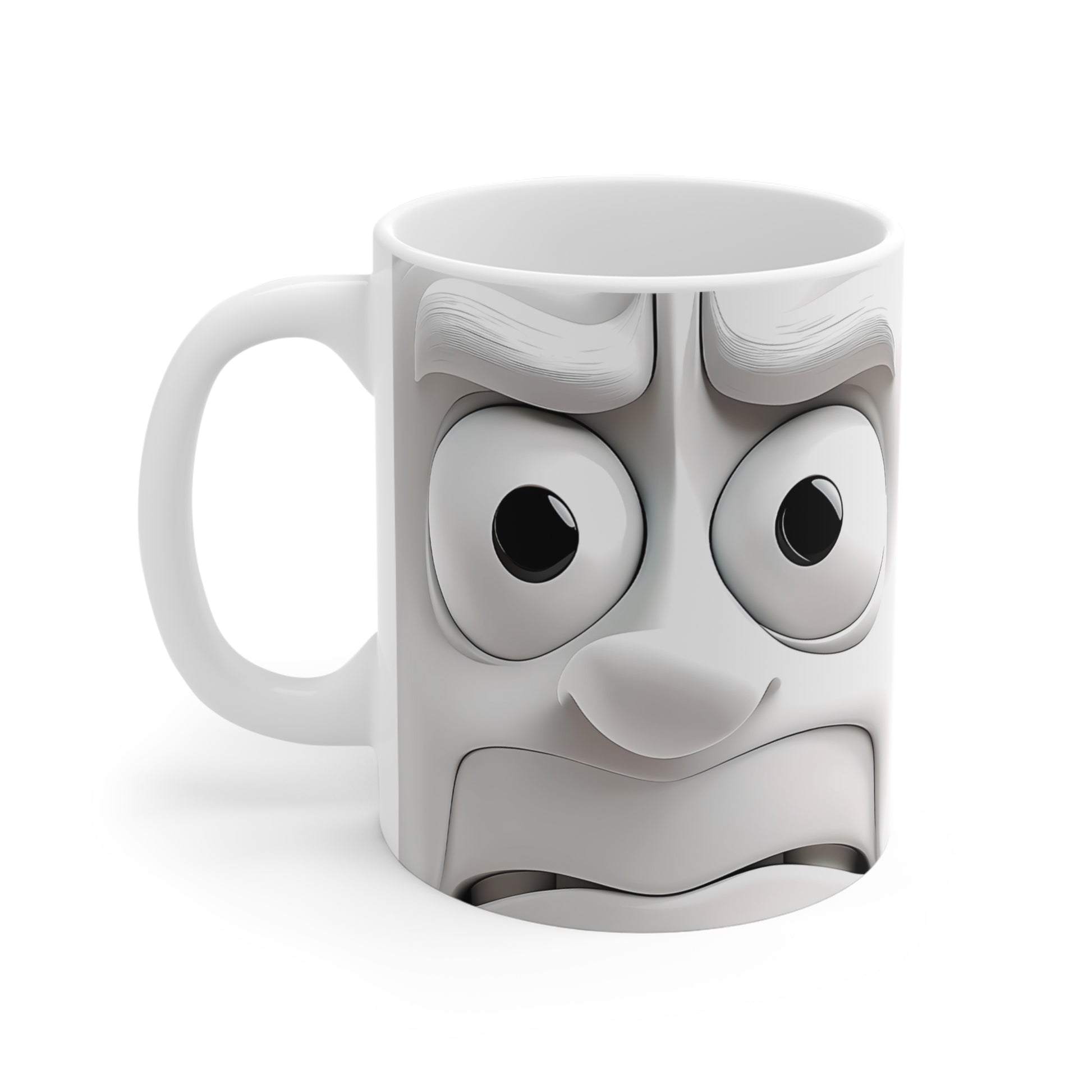 Funny Face Ceramic Mug – Perfect Gift for Coffee Lovers! - Resilient Mind Media