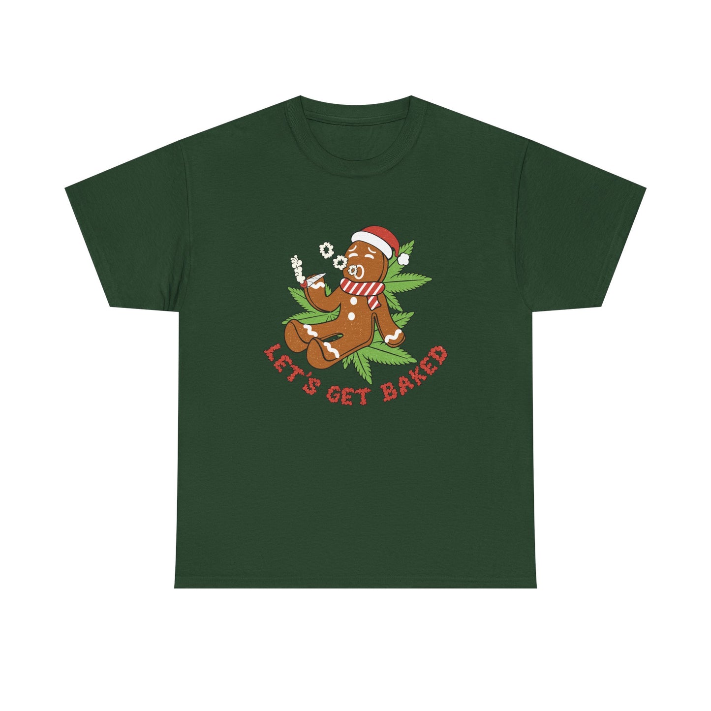 Let's Get Baked Gingerbread Unisex Heavy Cotton Tee - Resilient Mind Media