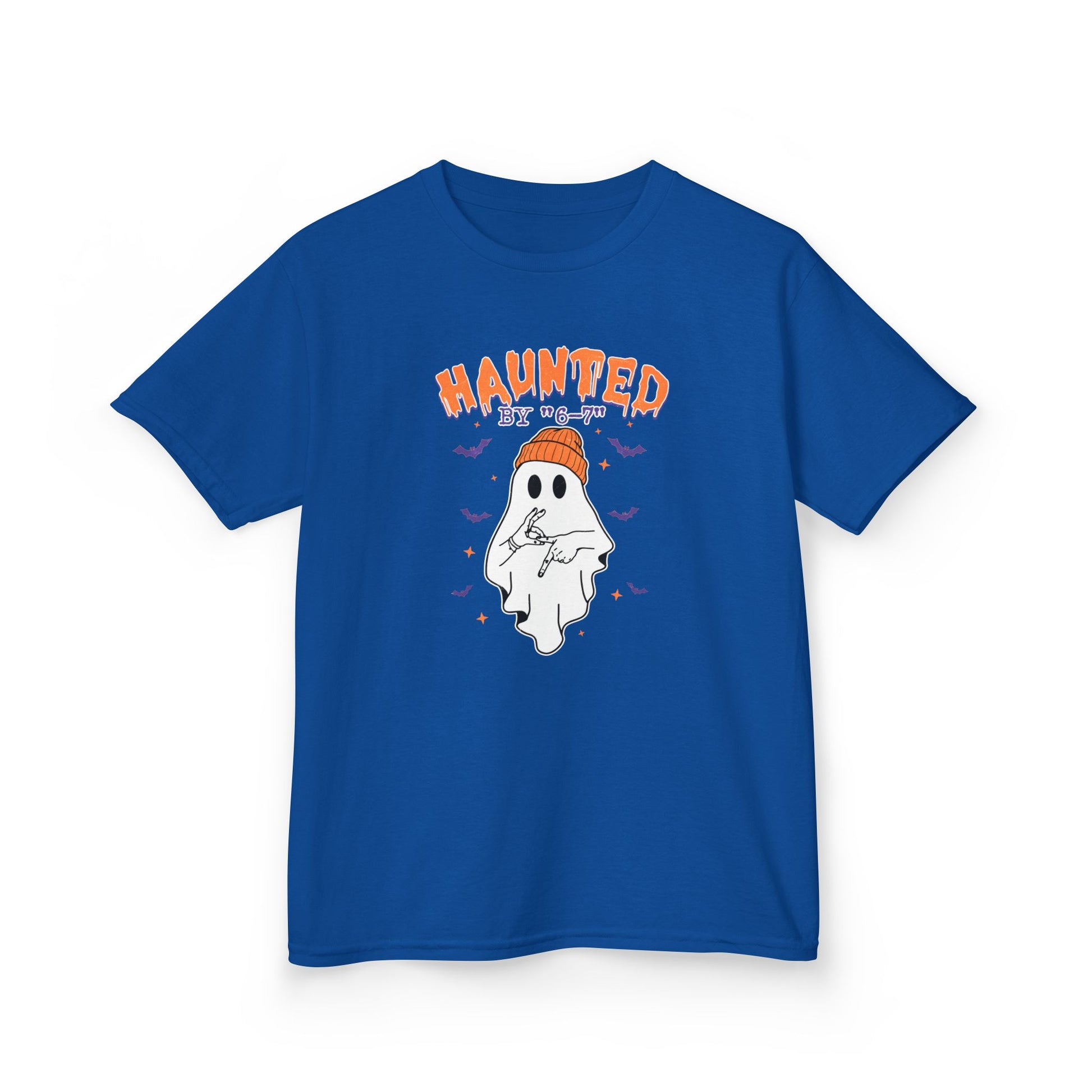 Haunted Kids Tee, Spooky Kids Shirt, Halloween Costume Tee, Trick - or - Treat Top, Ghost Graphic Tee, Fun Gift for Children - Resilient Mind Media