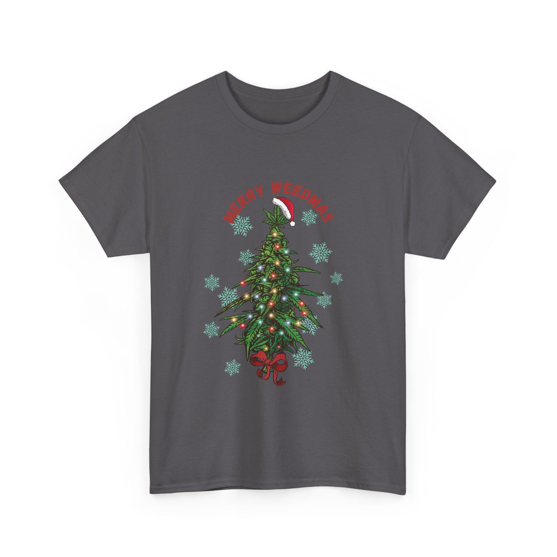 Merry Weedmas Unisex Heavy Cotton Tee - Resilient Mind Media