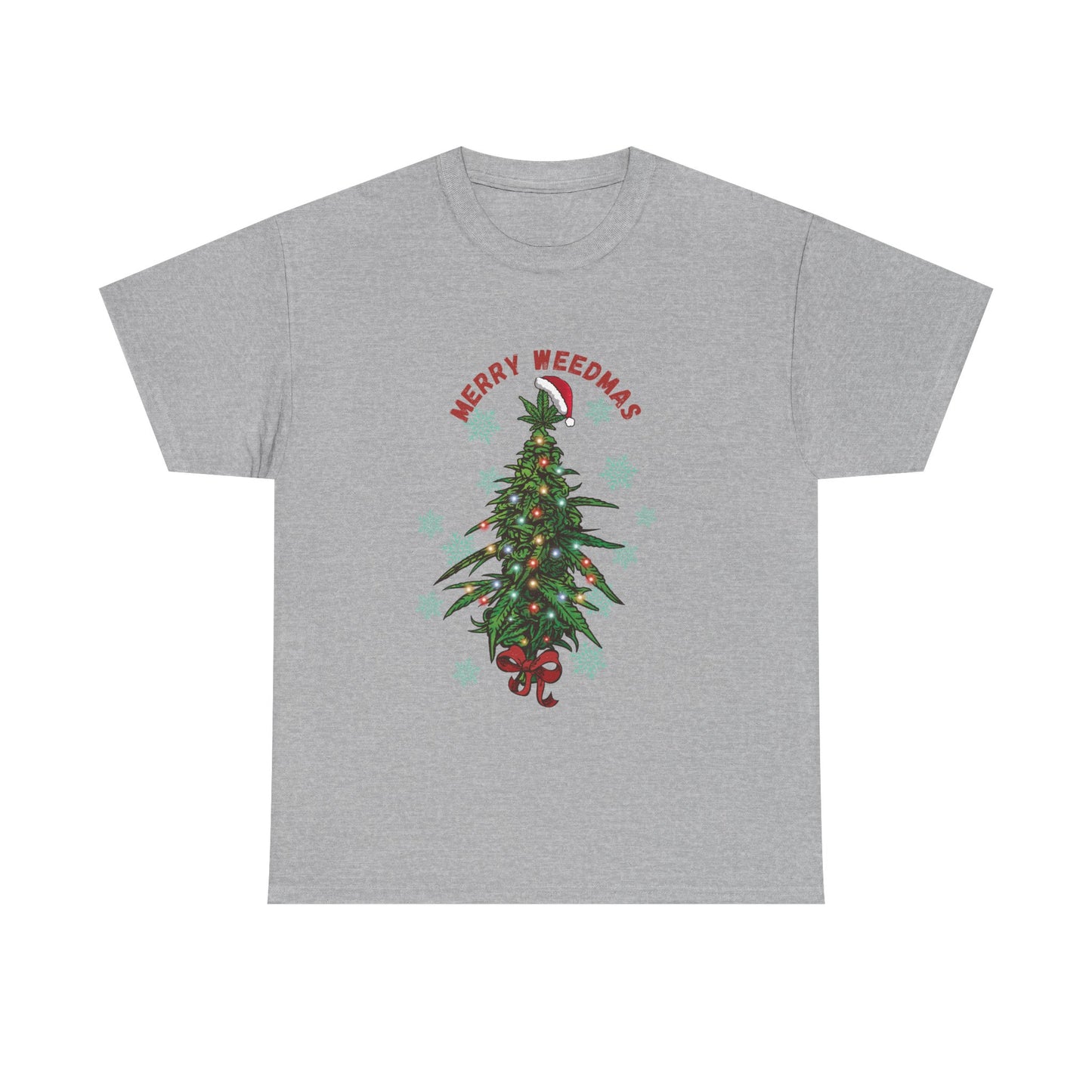 Merry Weedmas Unisex Heavy Cotton Tee - Resilient Mind Media