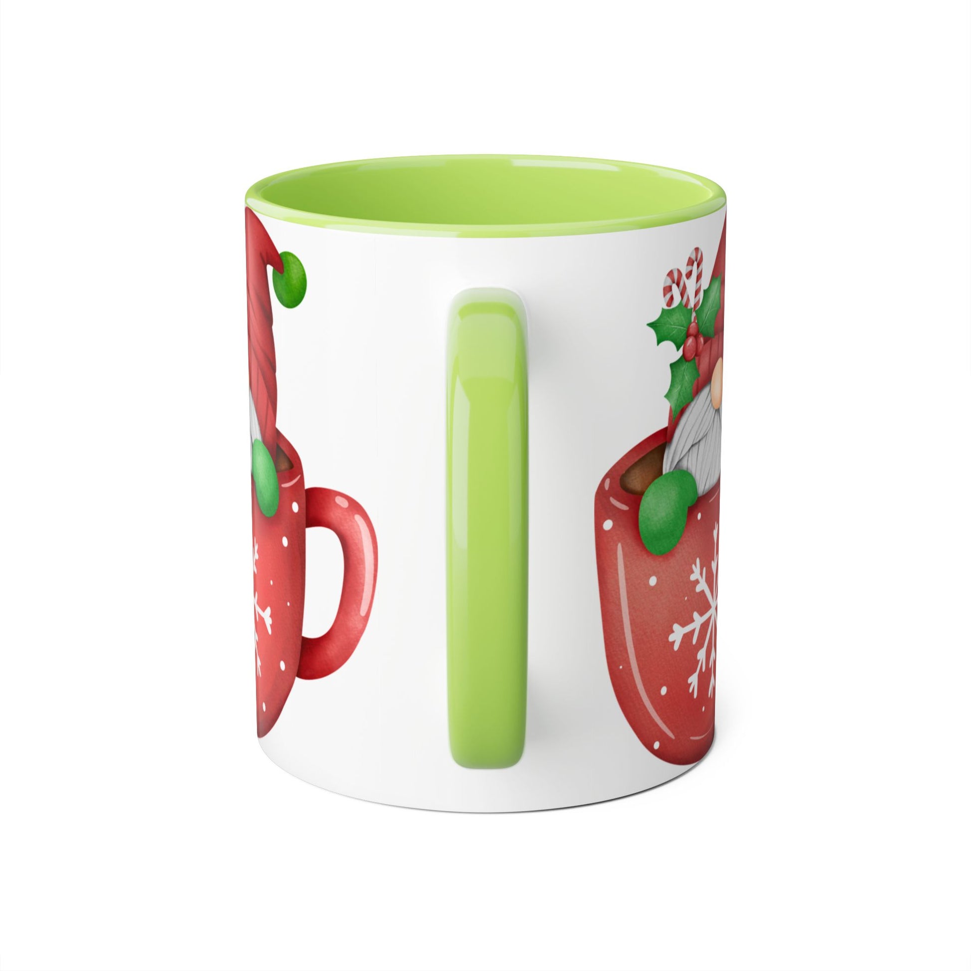 Festive Holiday Mug, Christmas Mug, Santa Coffee Cup, Winter Decor, Ho Ho Ho Gift - Resilient Mind Media