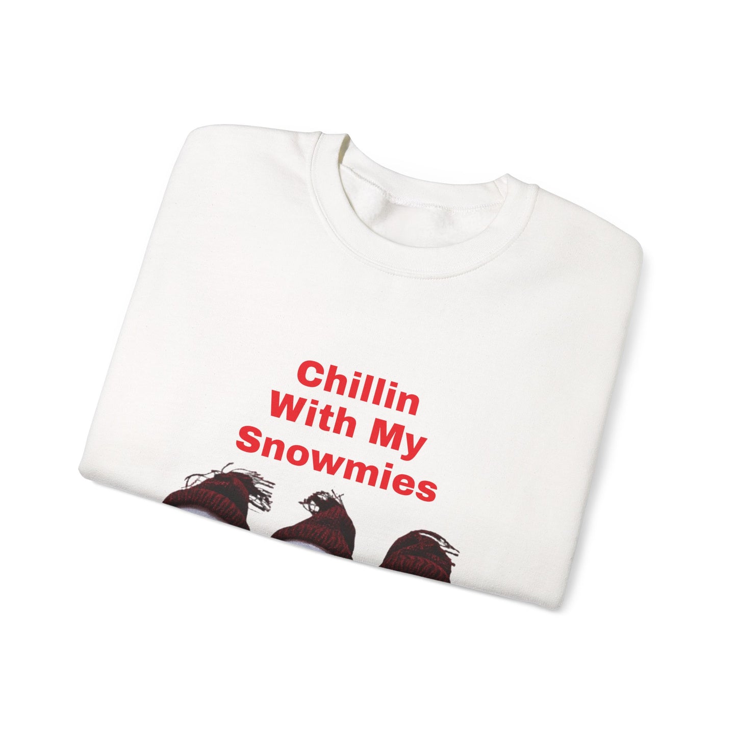 Cozy Holiday Sweatshirt with Snowman Design, Cute Winter Apparel, Christmas Gift, Unisex Crewneck, Perfect for Cold Days, Fun Holiday Outfit - Resilient Mind Media