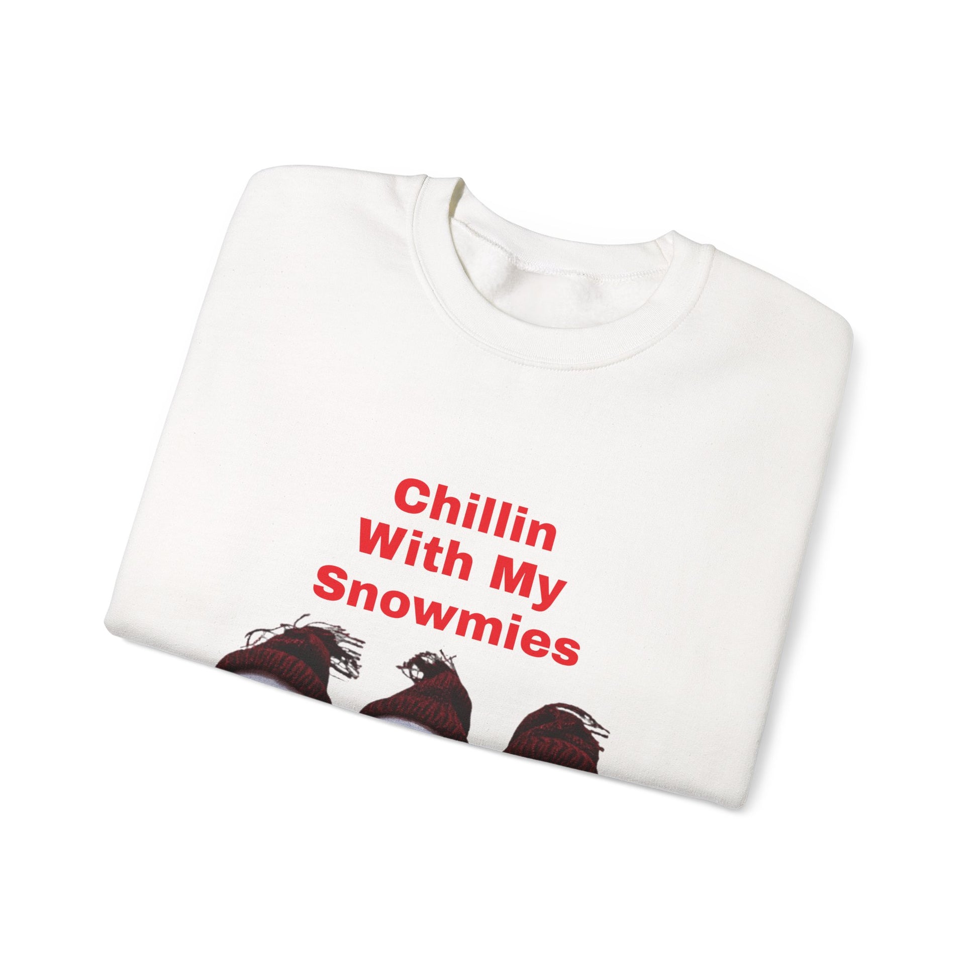 Cozy Holiday Sweatshirt with Snowman Design, Cute Winter Apparel, Christmas Gift, Unisex Crewneck, Perfect for Cold Days, Fun Holiday Outfit - Resilient Mind Media