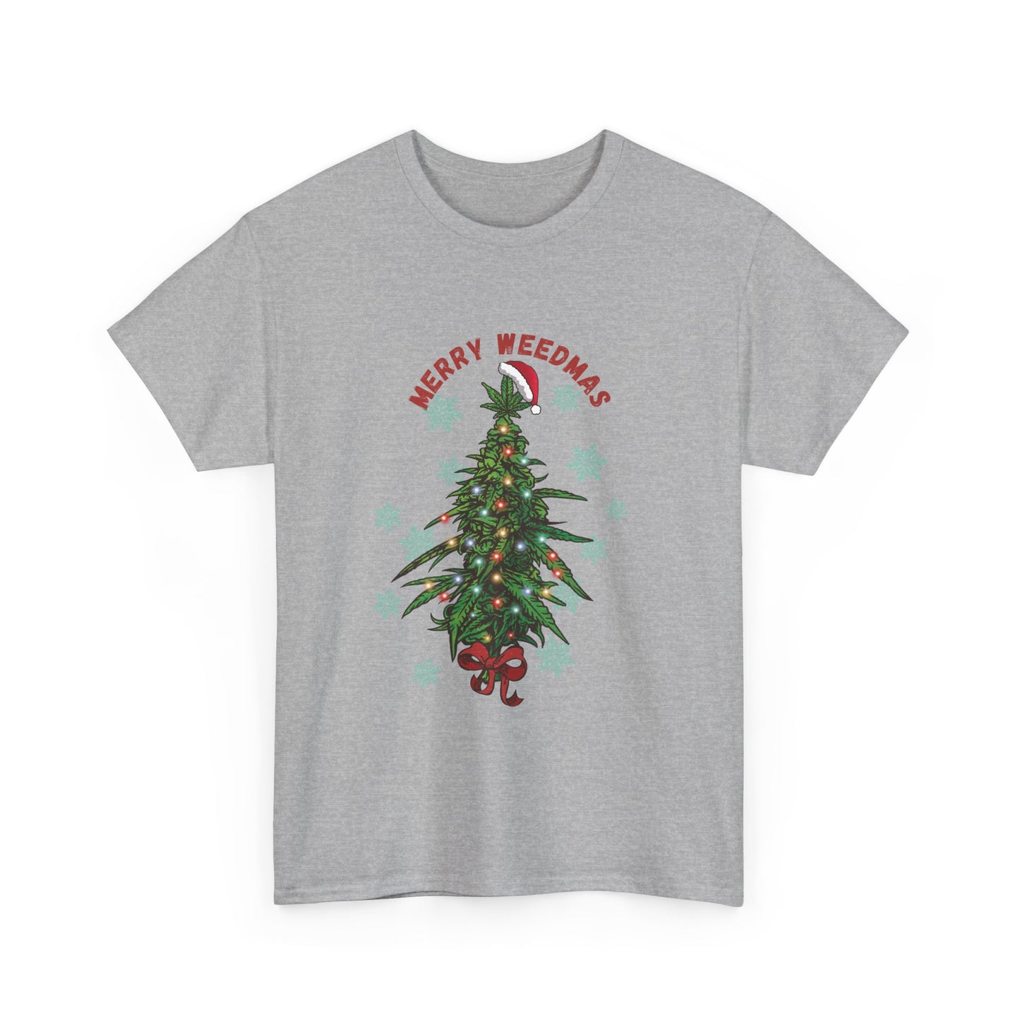 Merry Weedmas Unisex Heavy Cotton Tee - Resilient Mind Media