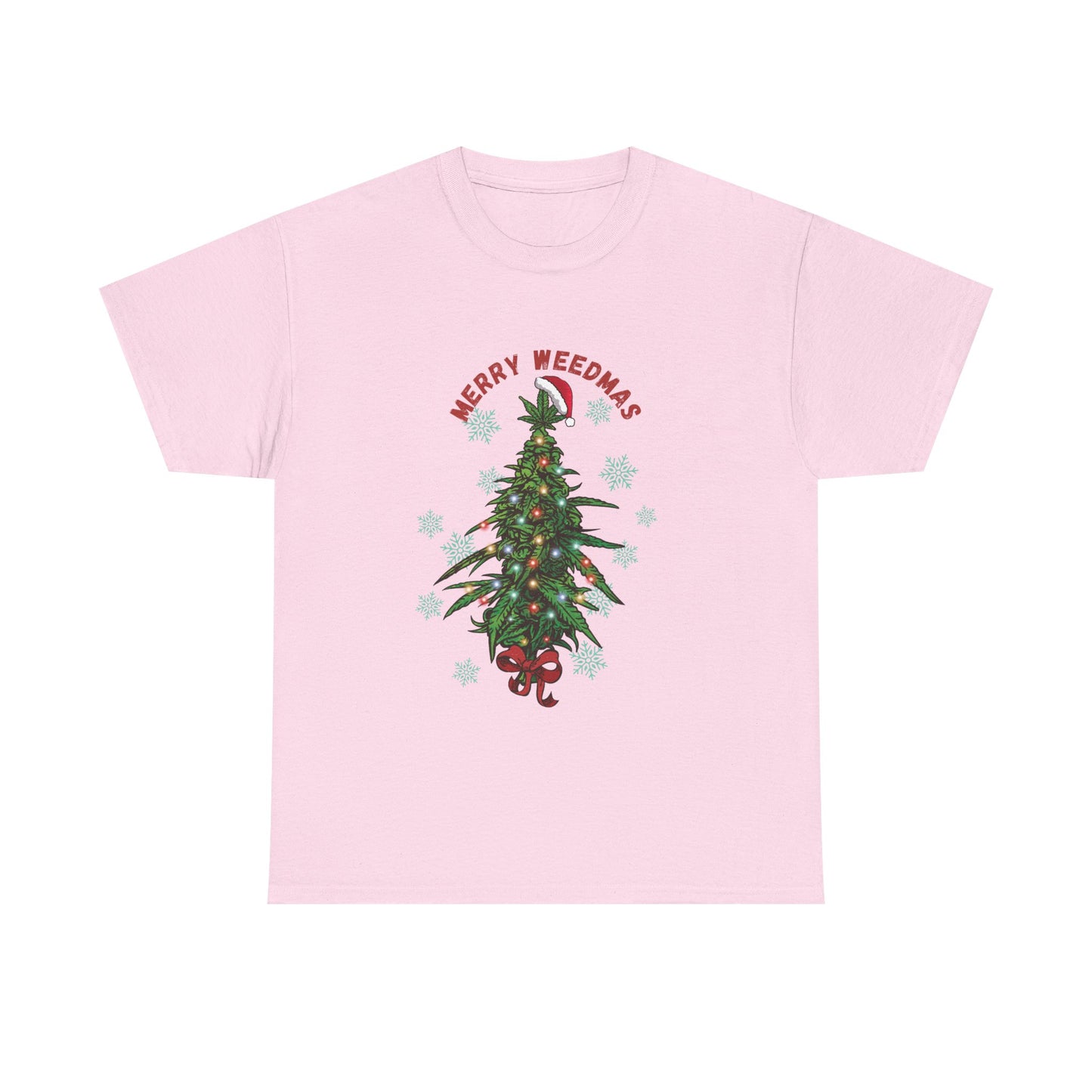 Merry Weedmas Unisex Heavy Cotton Tee - Resilient Mind Media