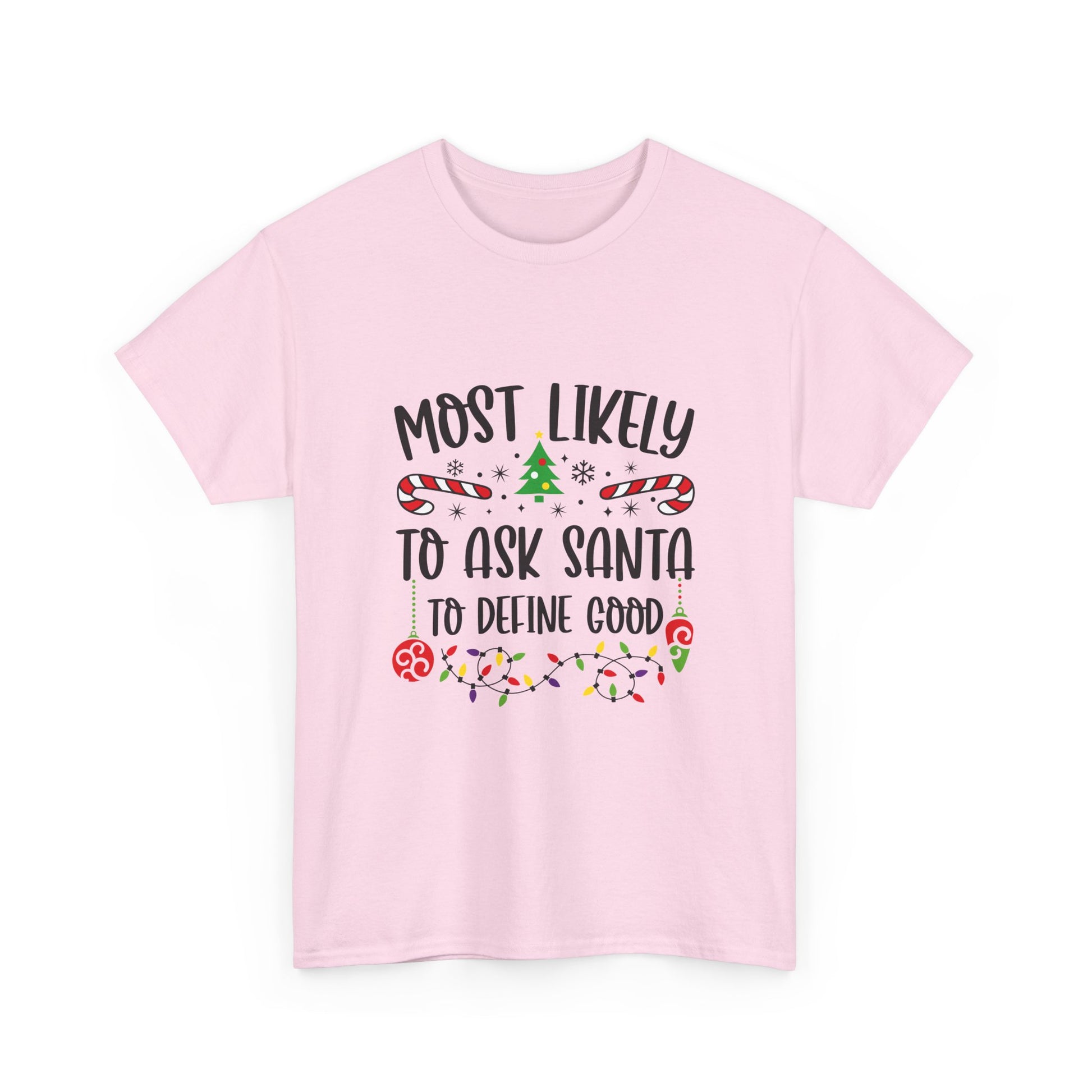 Funny Christmas Tee, Holiday Gift, Santa Humor Shirt for Adults, Unisex Cotton T-Shirt, Xmas Party Top, Holiday Laughter Apparel - Resilient Mind Media